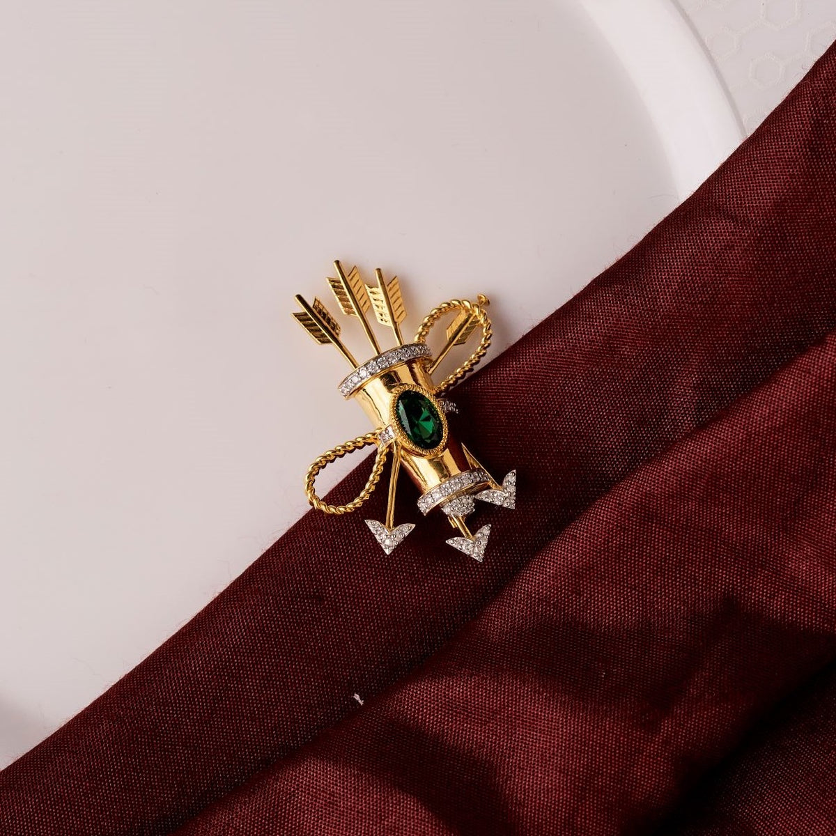 Cupid's Quiver Brooch
