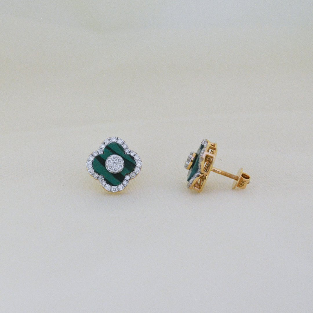 Clover Diamond Earrings - zivar.in