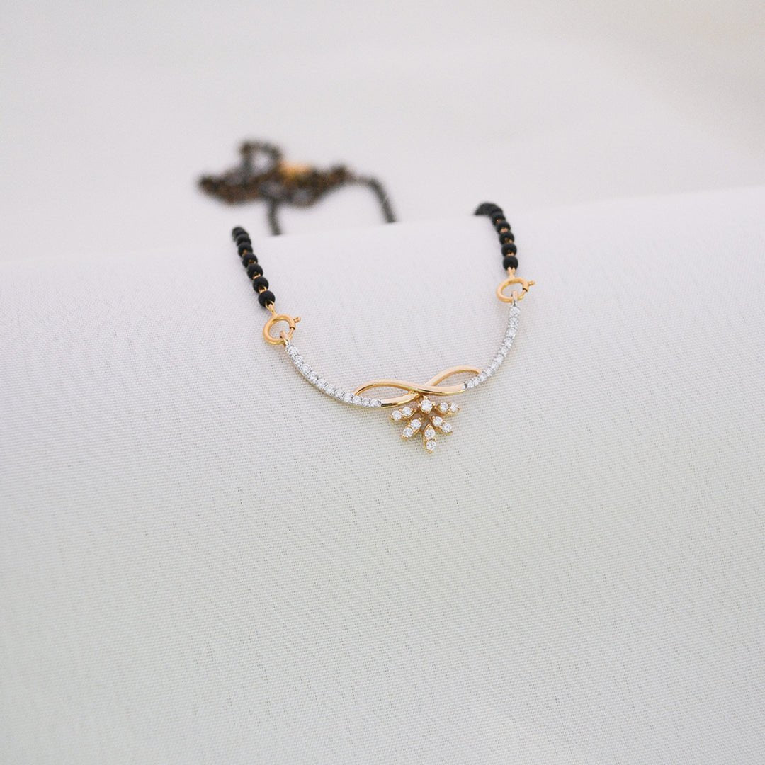 Ekiye Diamond Mangalsutra - zivar.in