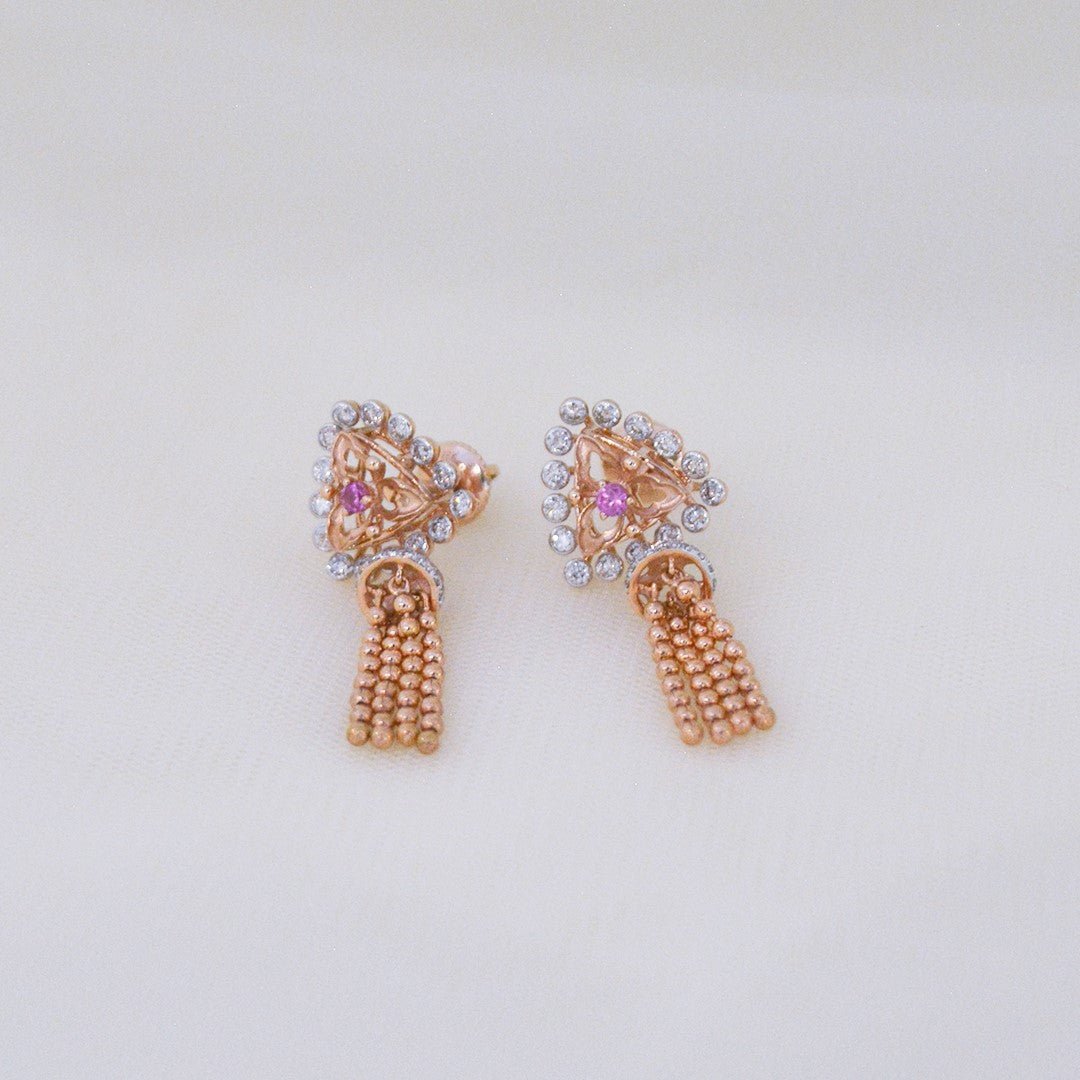 Eliza Diamond Earrings - zivar.in
