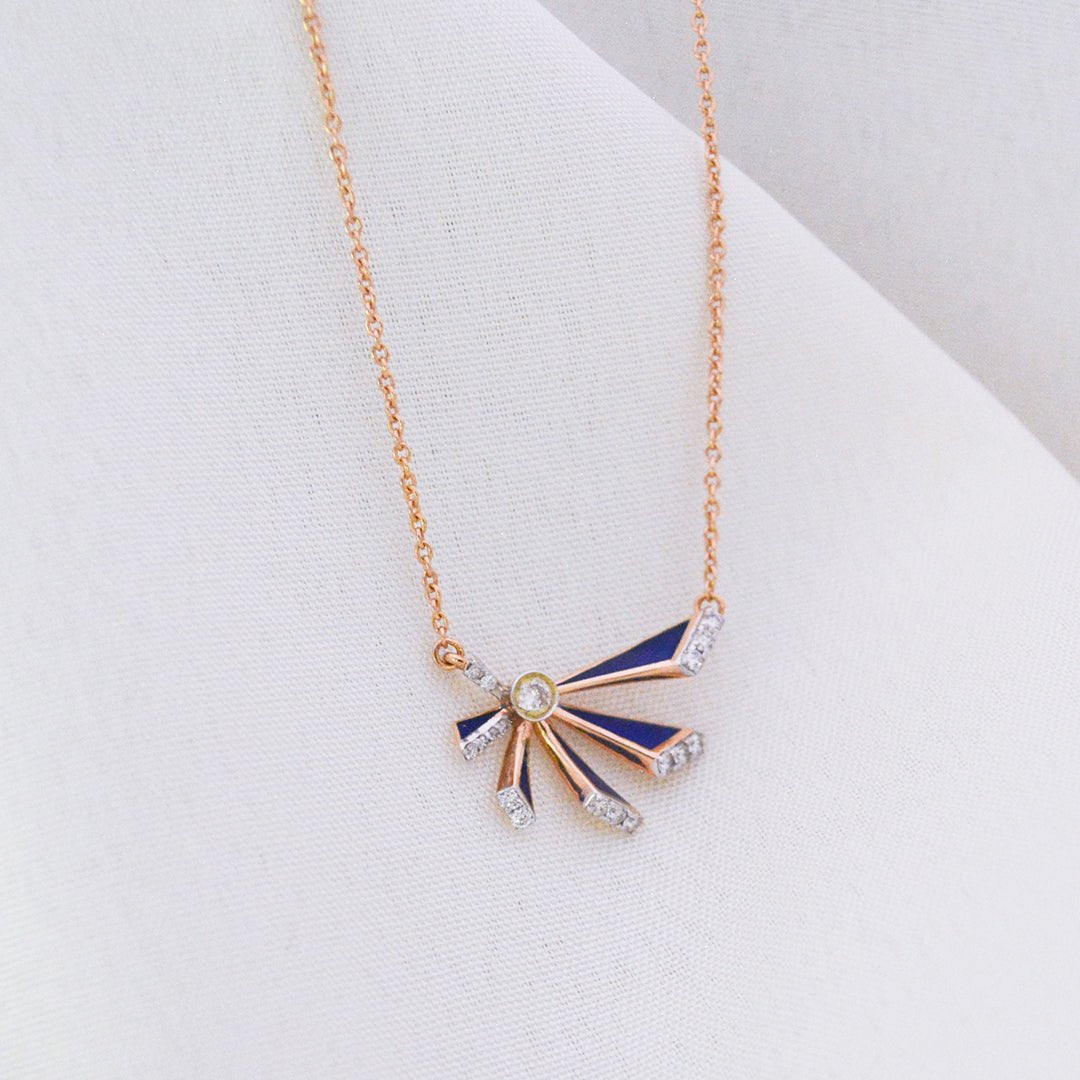 Harper Diamond Neckpiece - zivar.in