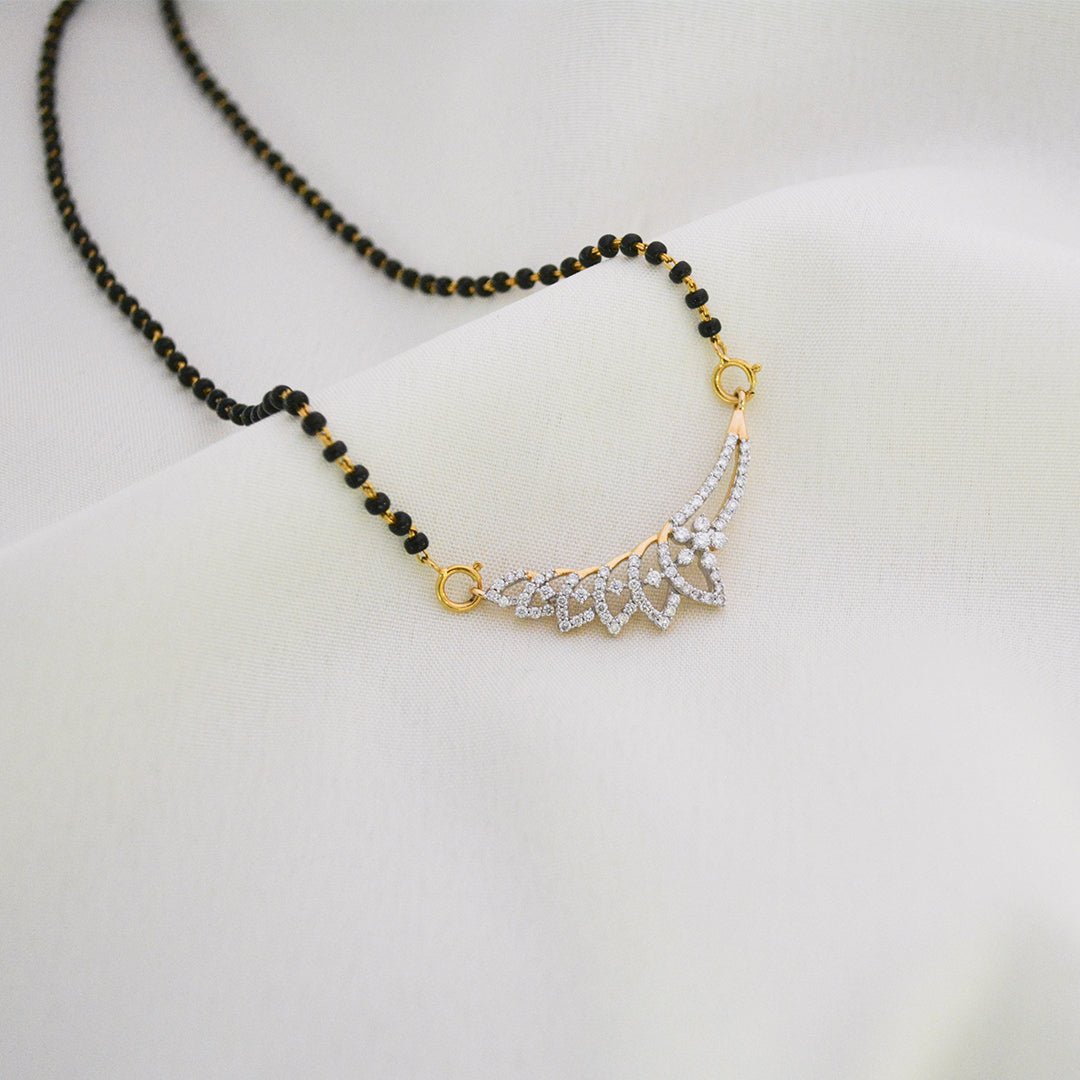 Kavya Diamond Mangalsutra - zivar.in