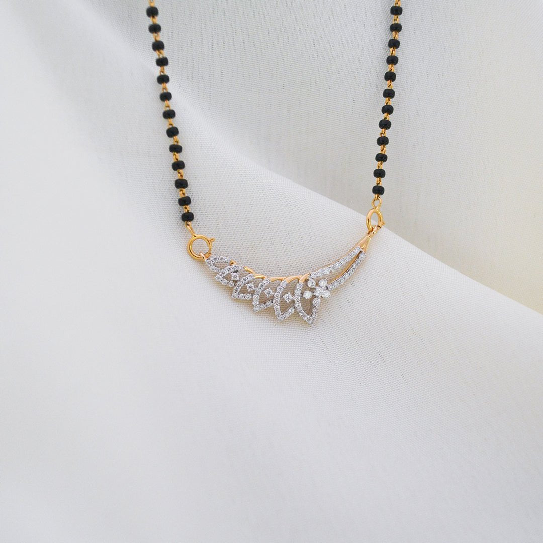 Kavya Diamond Mangalsutra - zivar.in
