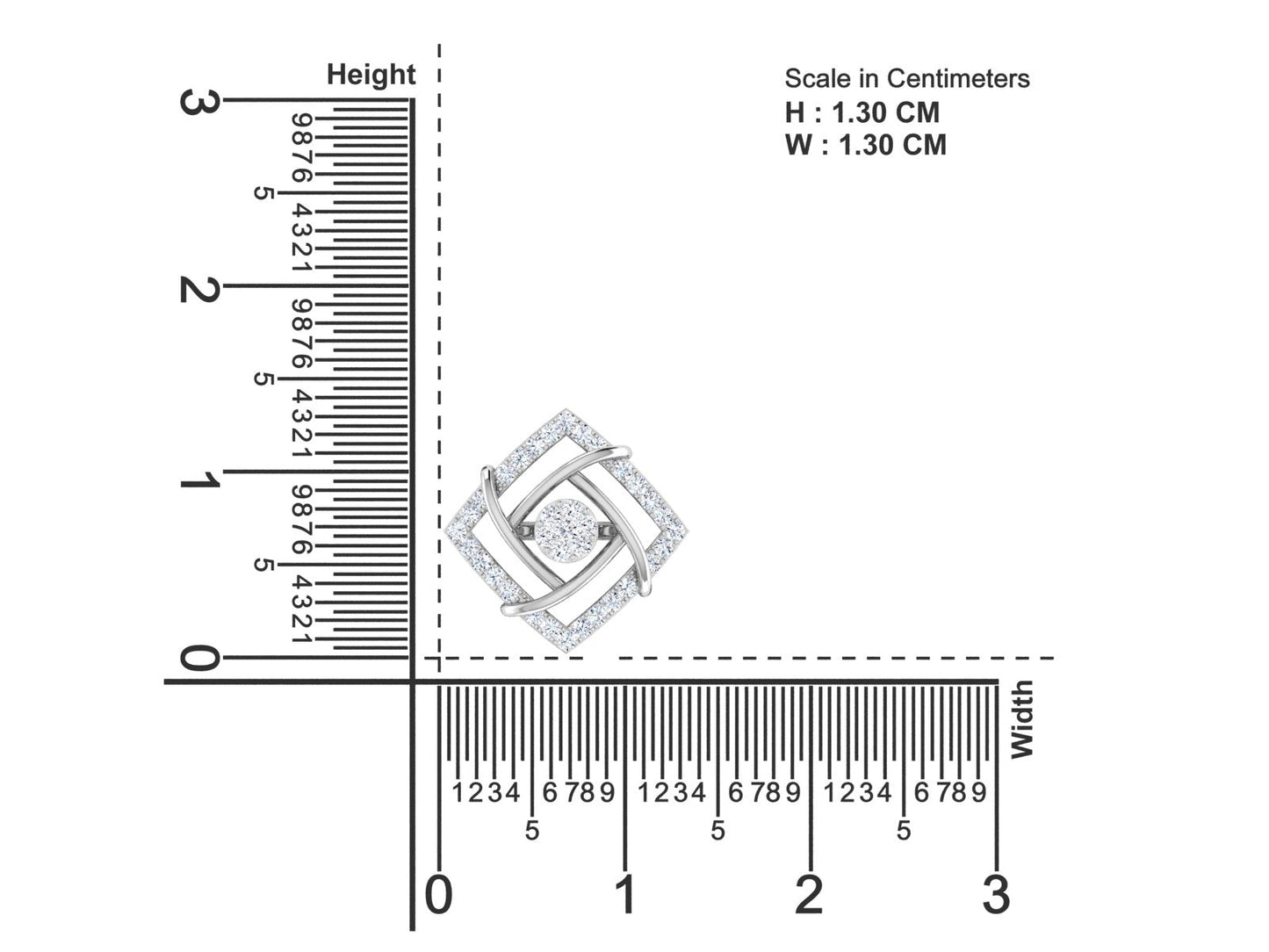 Amabelle DIAMOND EARRING - zivar.in
