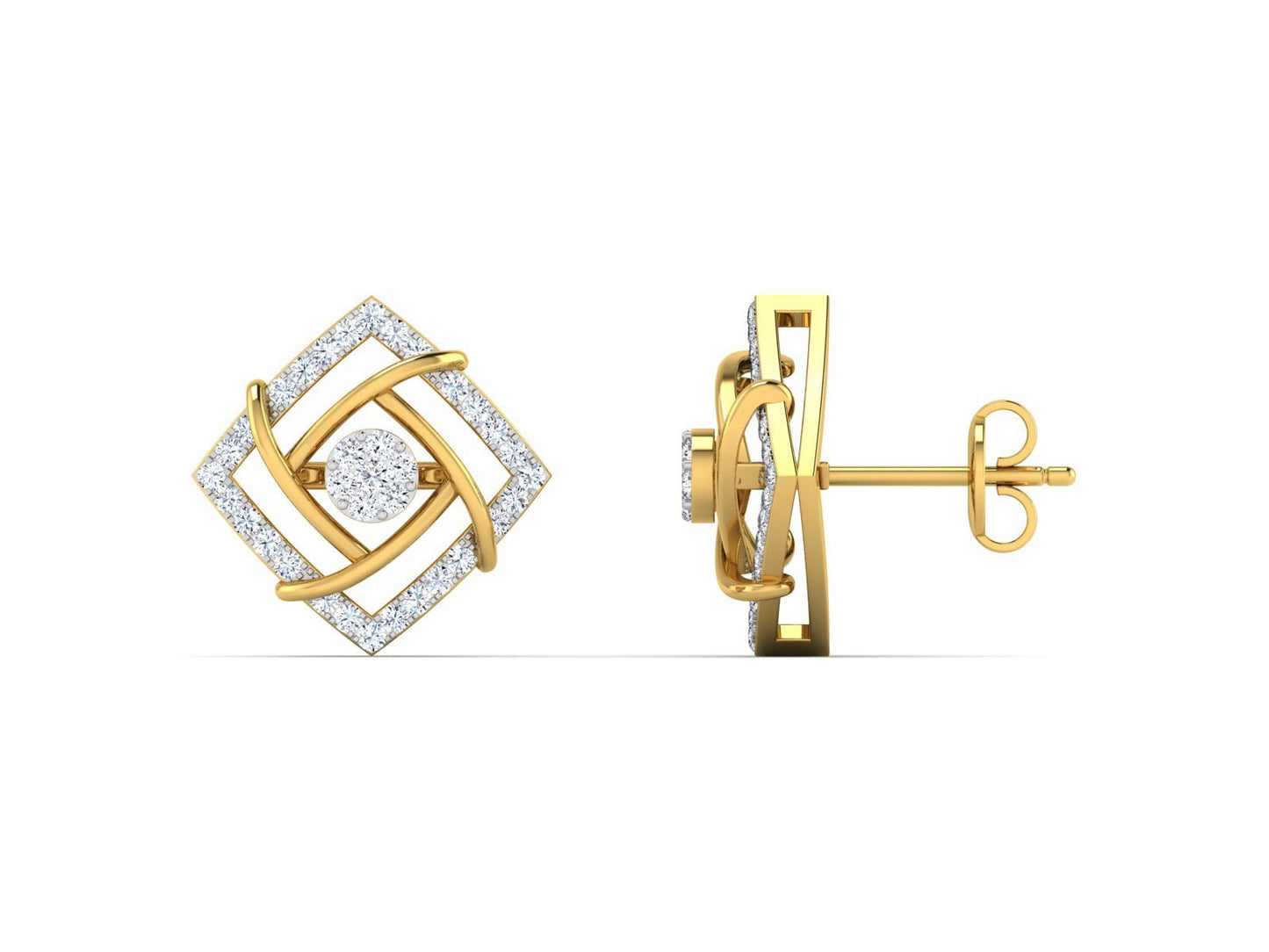 Amabelle DIAMOND EARRING - zivar.in