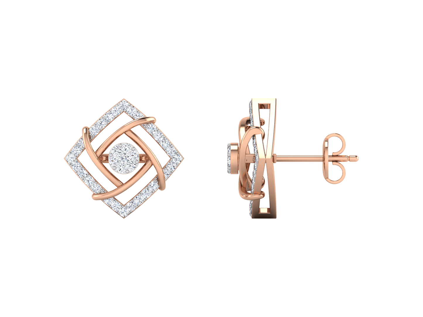 Amabelle DIAMOND EARRING - zivar.in