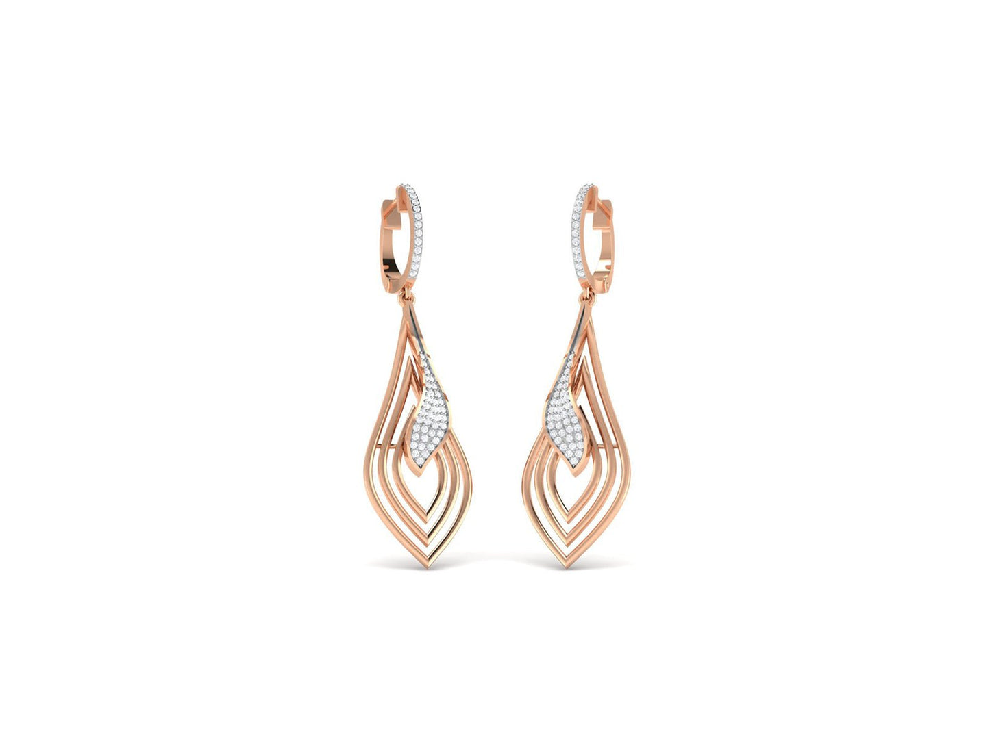 ANGELIC BEAUTY DIAMOND EARRING - zivar.in