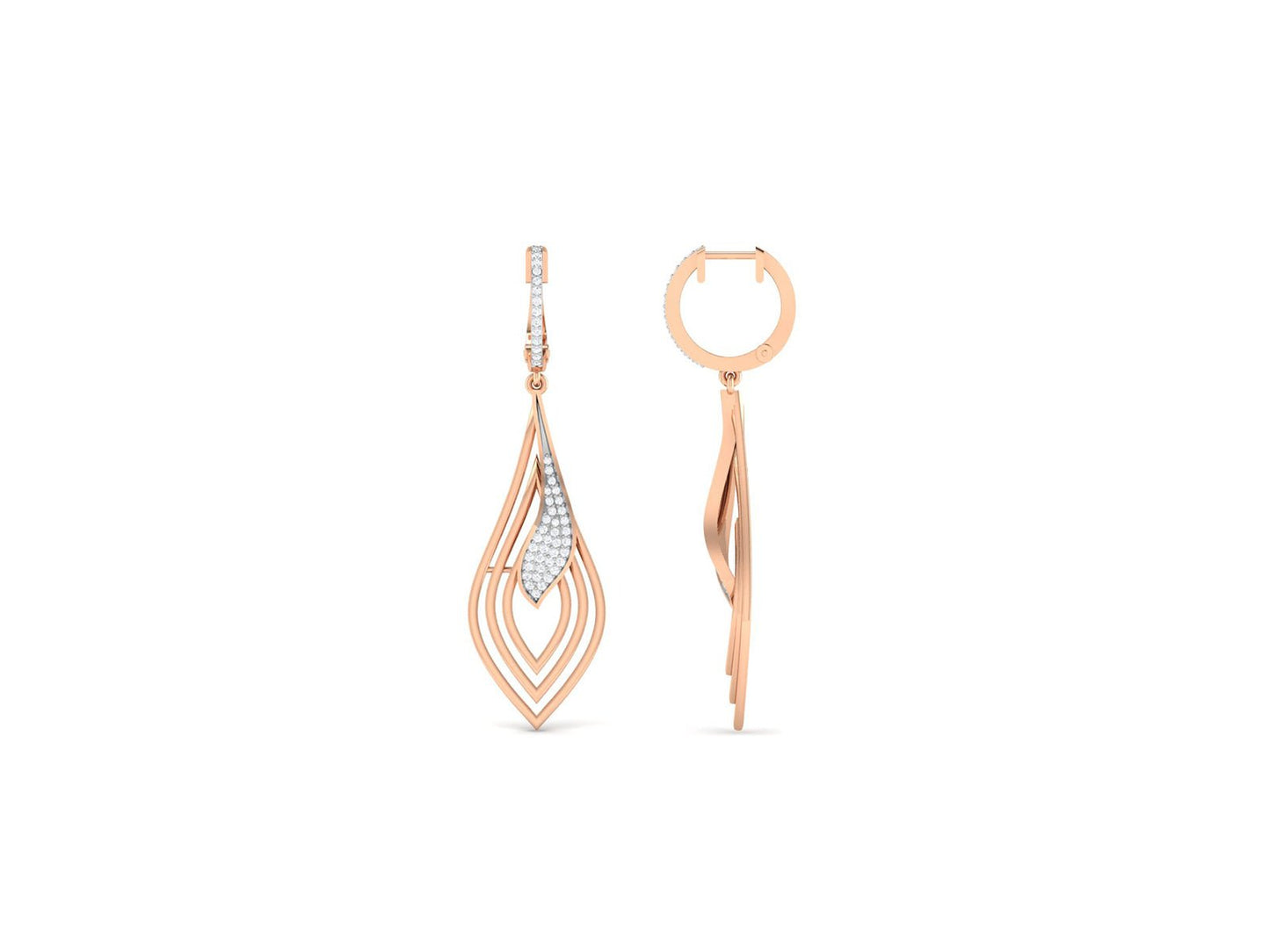 ANGELIC BEAUTY DIAMOND EARRING - zivar.in