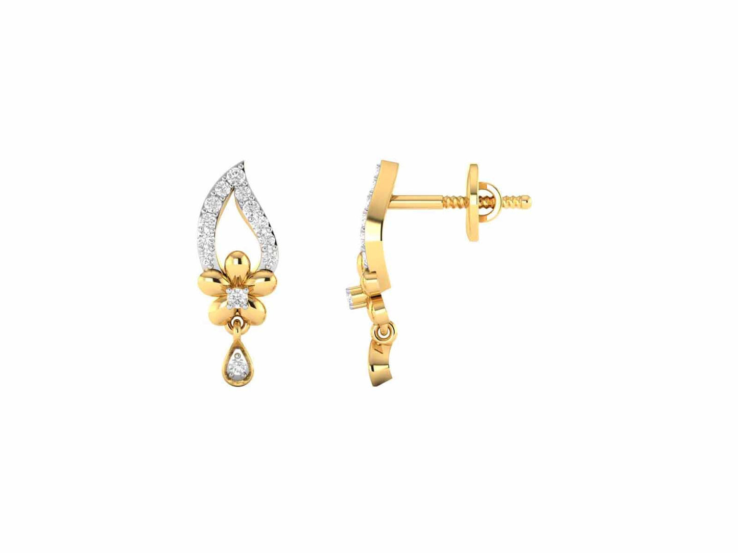 Arva Diamond Earring - zivar.in
