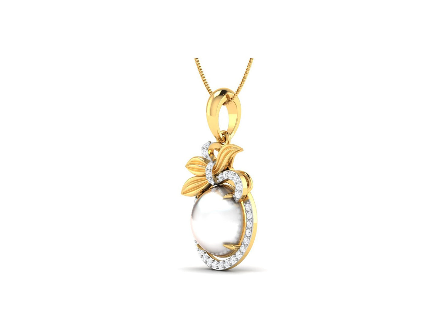 Ashwini Diamond Pendant - zivar.in