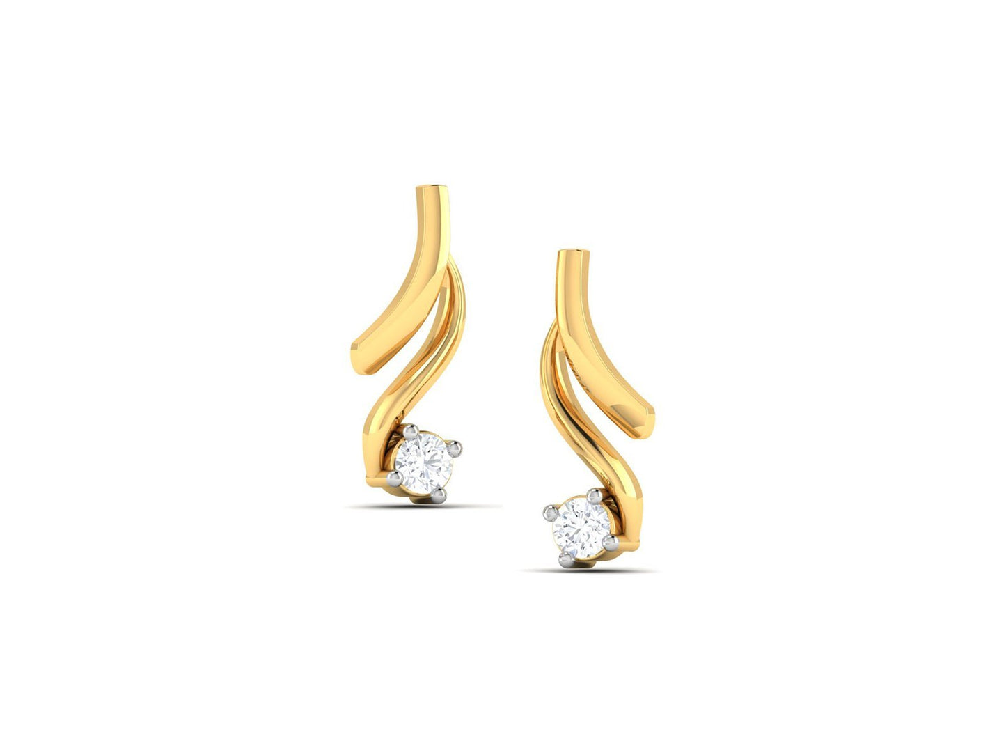 AXIS DIAMOND EARRING - zivar.co