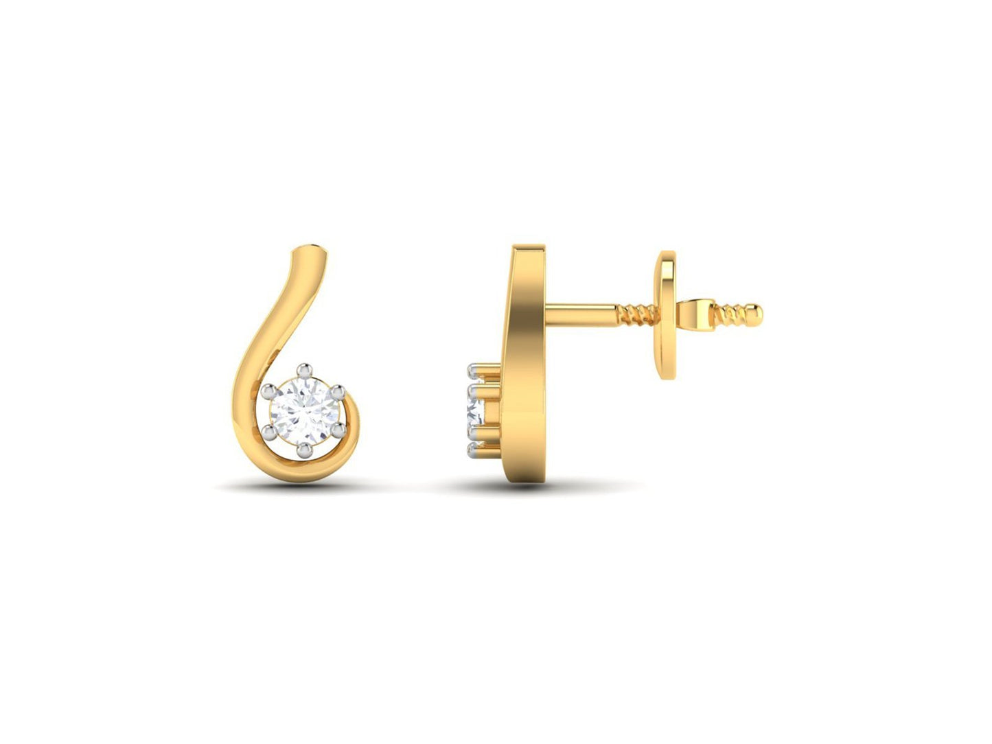 BARE BEAUTY DIAMOND EARRING - zivar.co