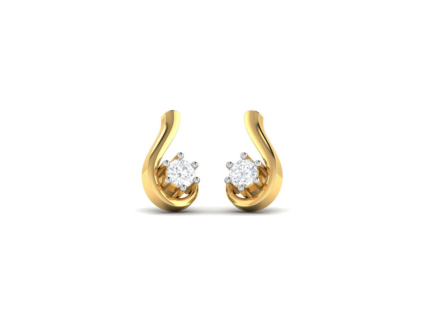 BARE BEAUTY DIAMOND EARRING - zivar.co