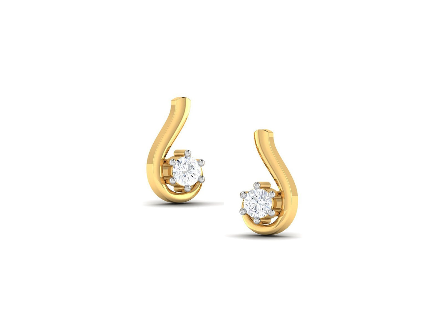 BARE BEAUTY DIAMOND EARRING - zivar.co