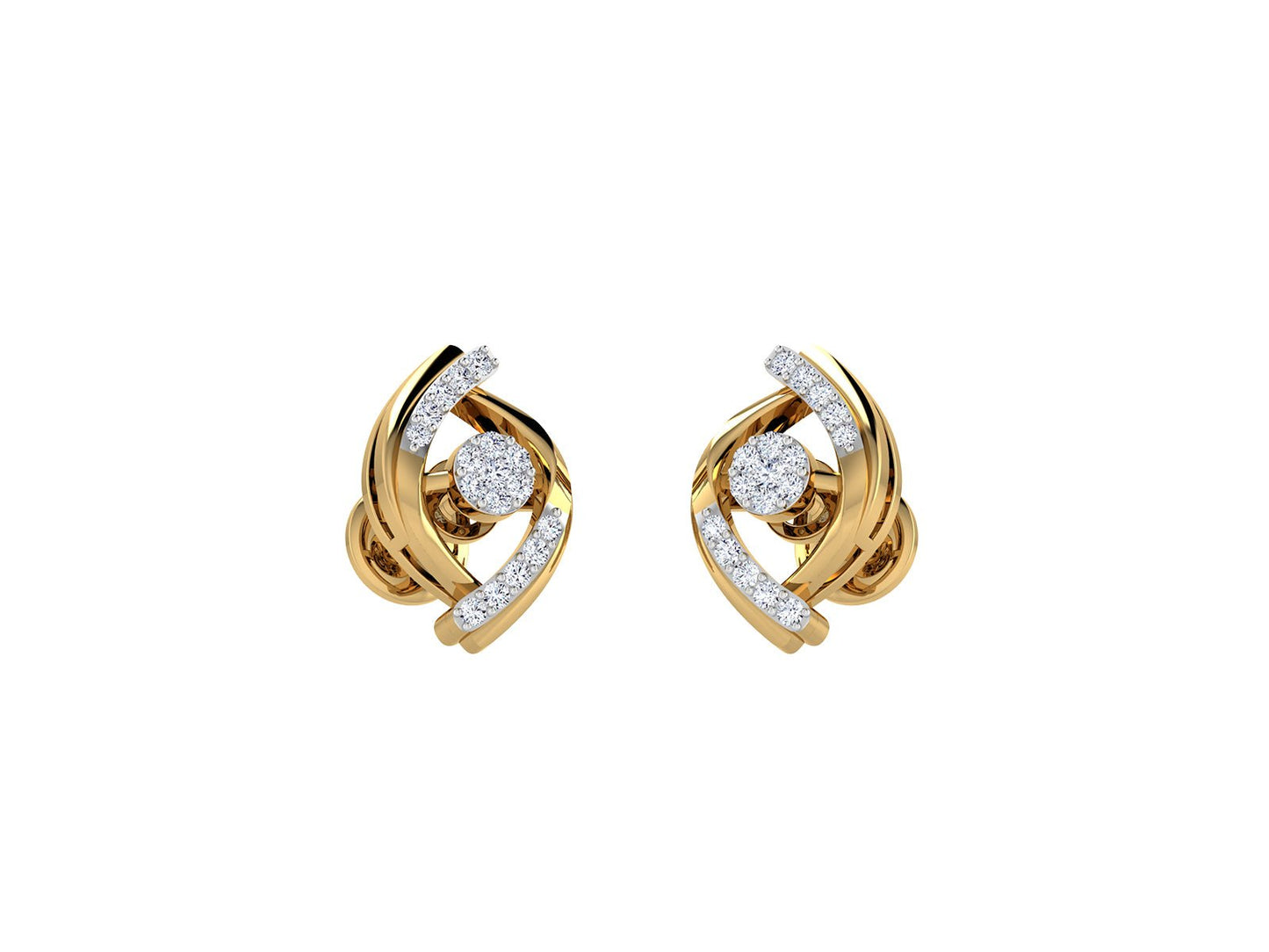 BLAINE DIAMOND EARRING - zivar.in