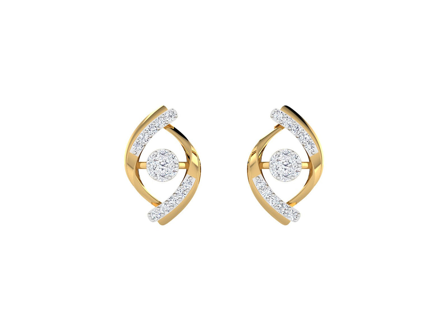 BLAINE DIAMOND EARRING - zivar.in