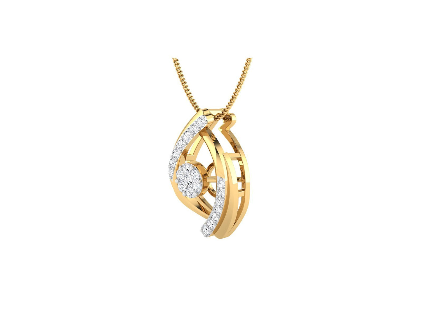 BLAINE DIAMOND PENDANT - zivar.co