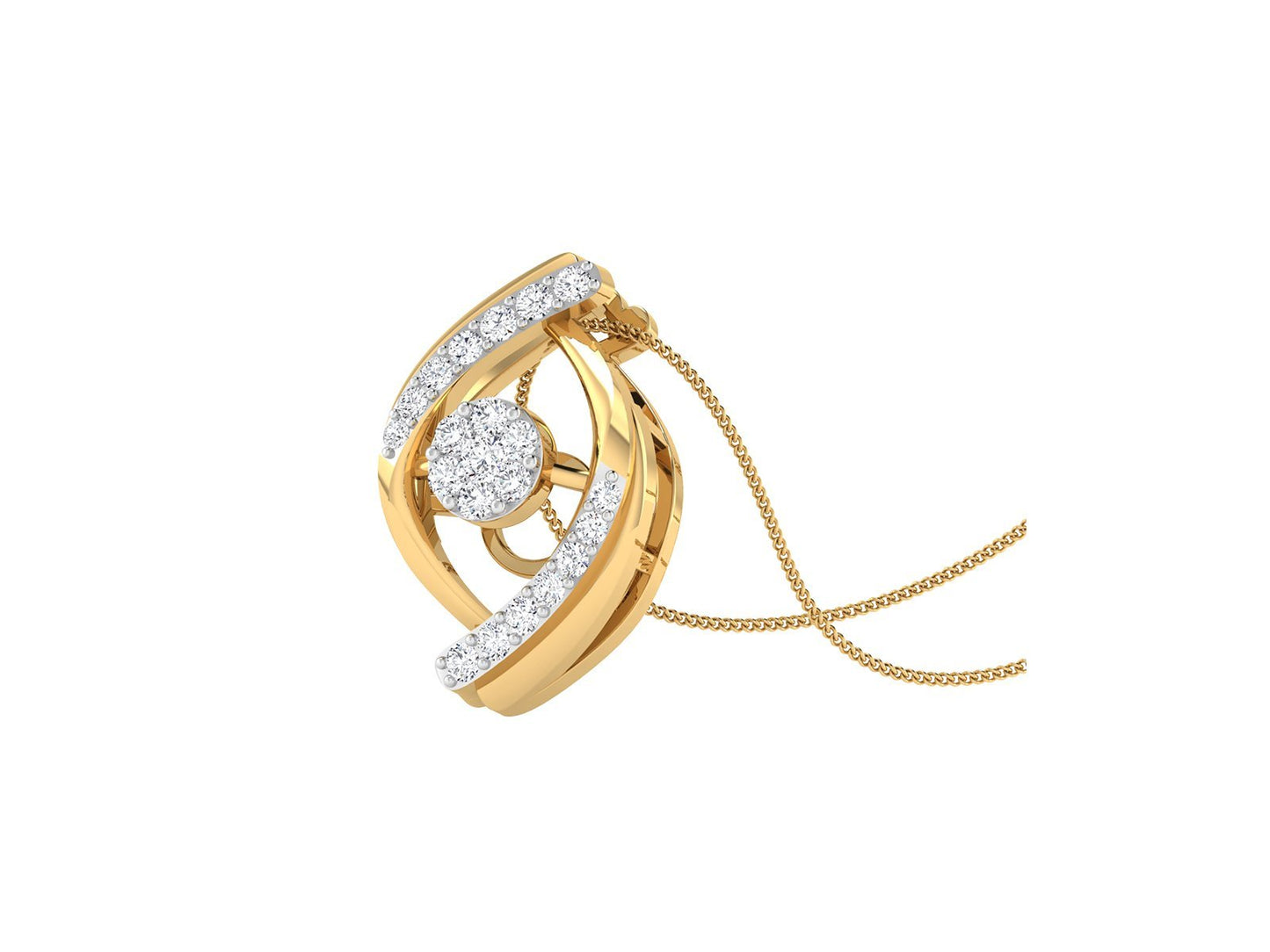 BLAINE DIAMOND PENDANT - zivar.co