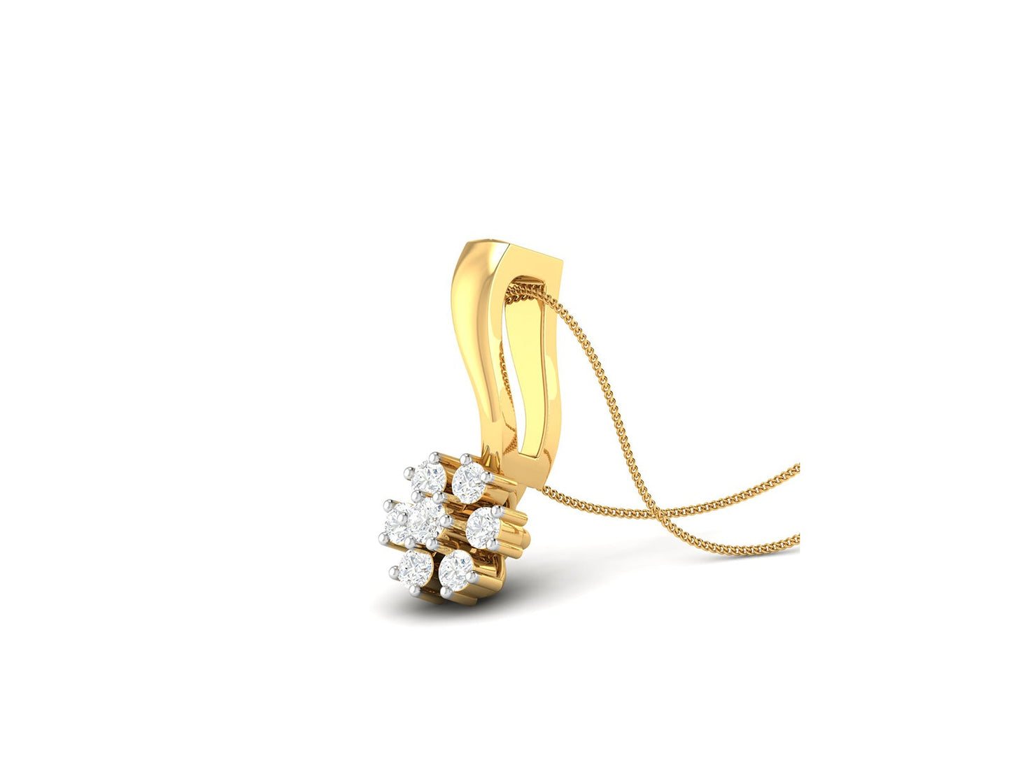 BREENELLE DIAMOND PENDANT - zivar.in