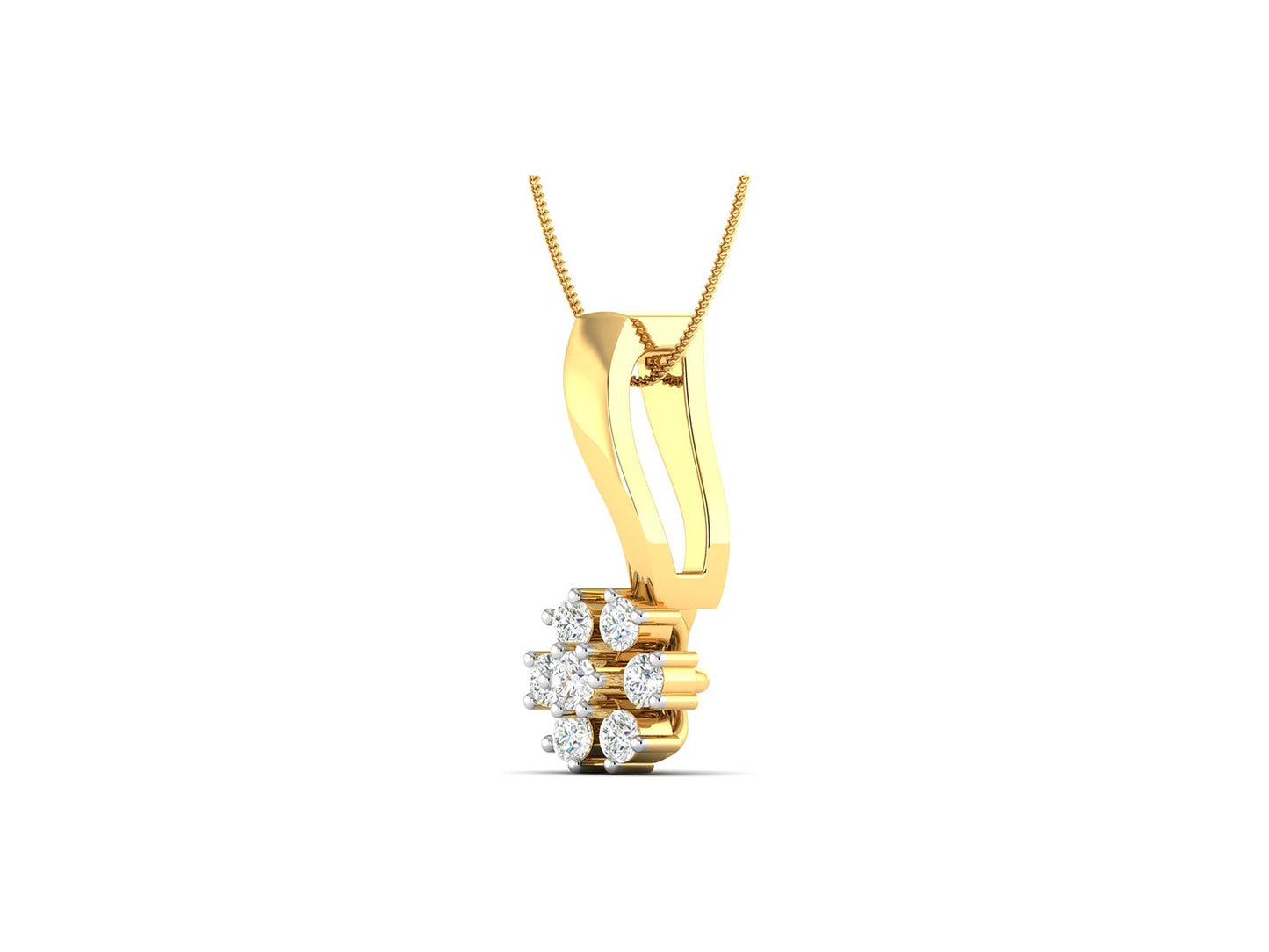 BREENELLE DIAMOND PENDANT - zivar.in