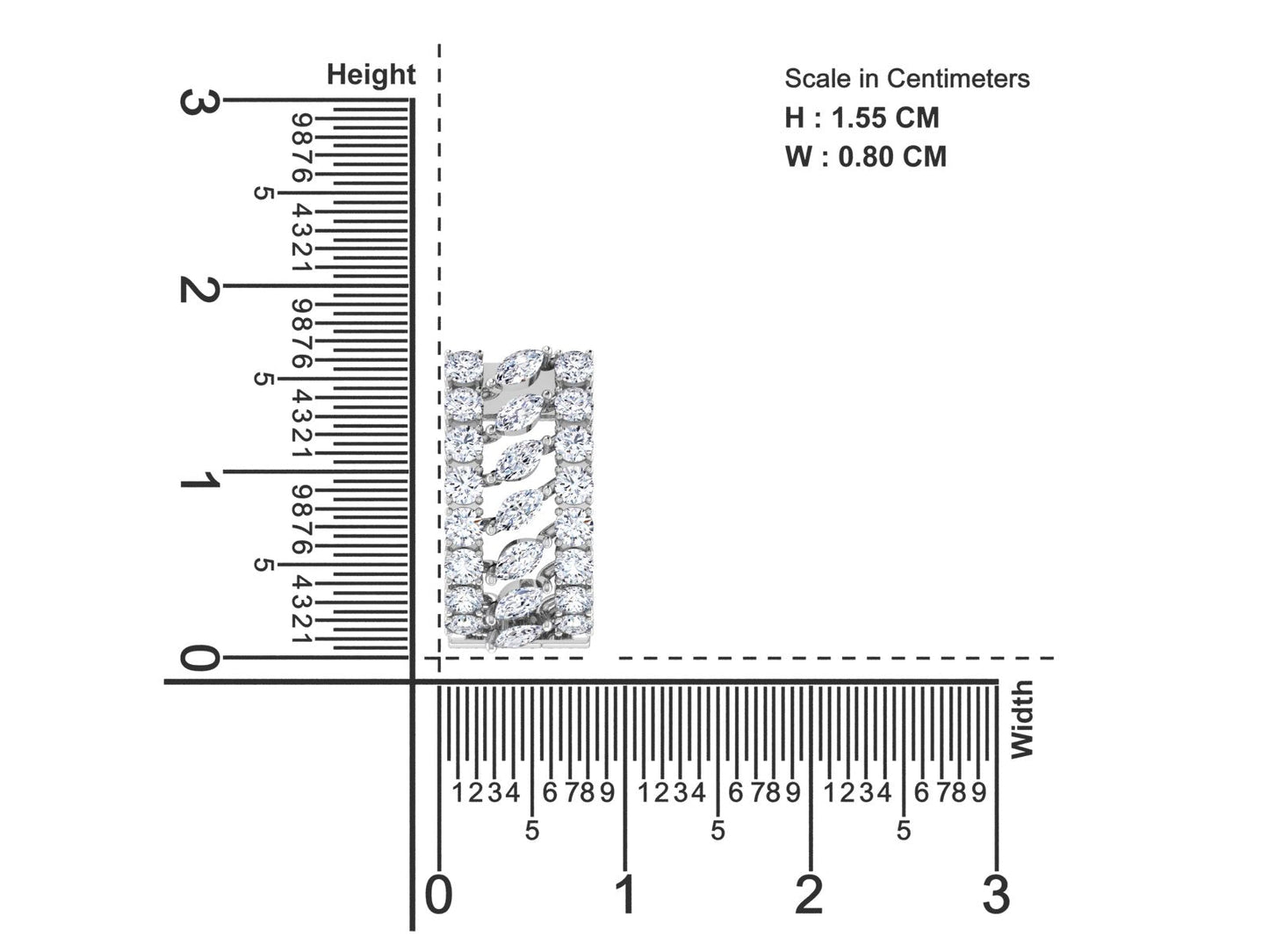 CECILIA DIAMOND EARRING - zivar.in
