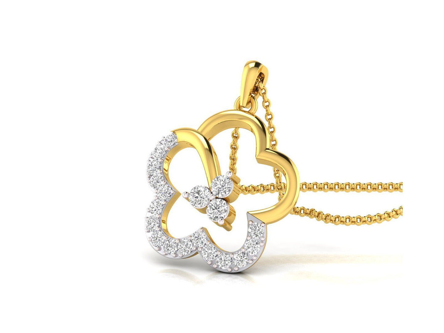 DAISY DREAM DIAMOND PENDANT - zivar.co