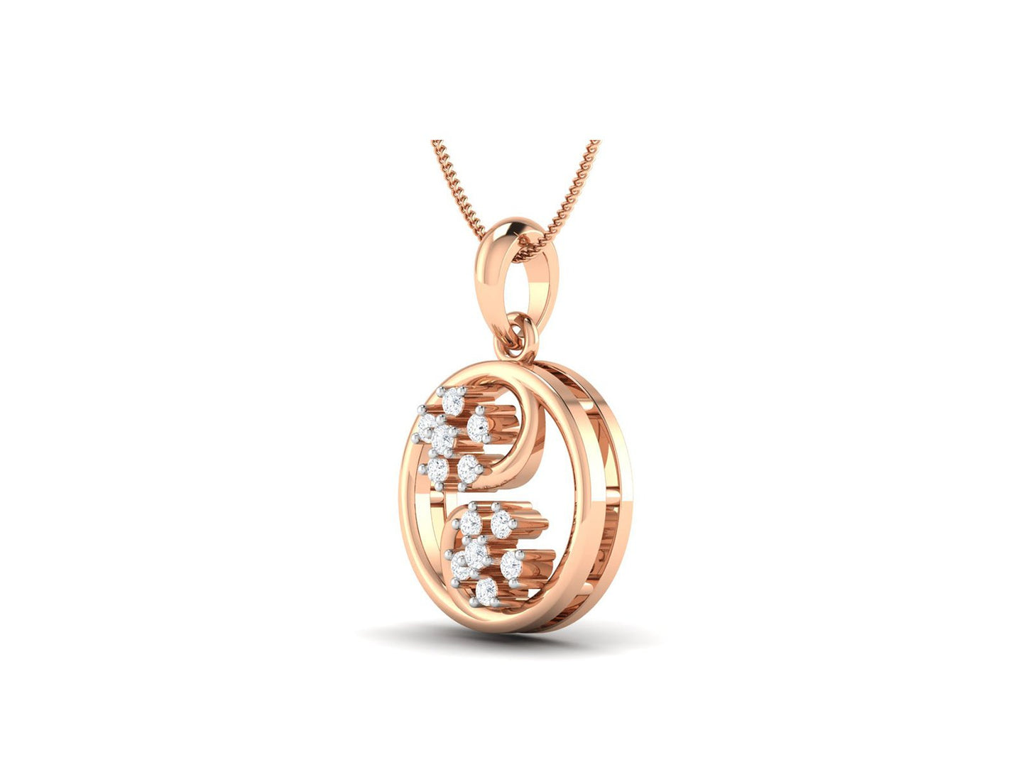 Dream Flower Diamond Pendant - zivar.in