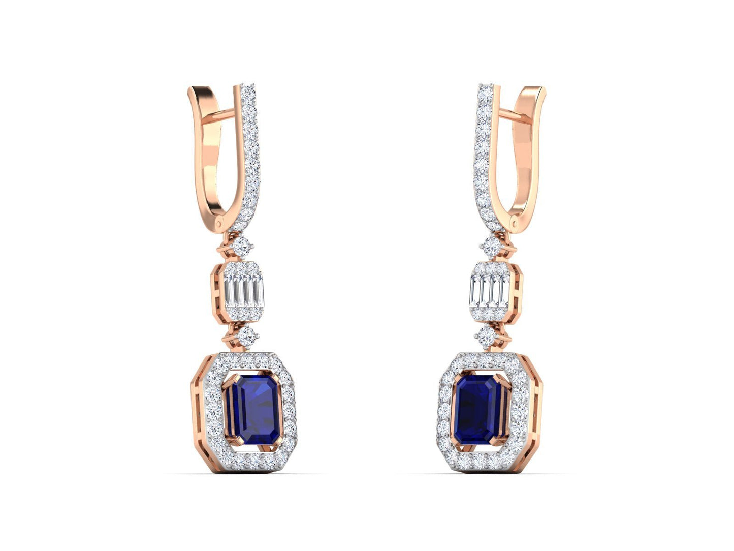 Droppy Errie Diamond Earring - zivar.in