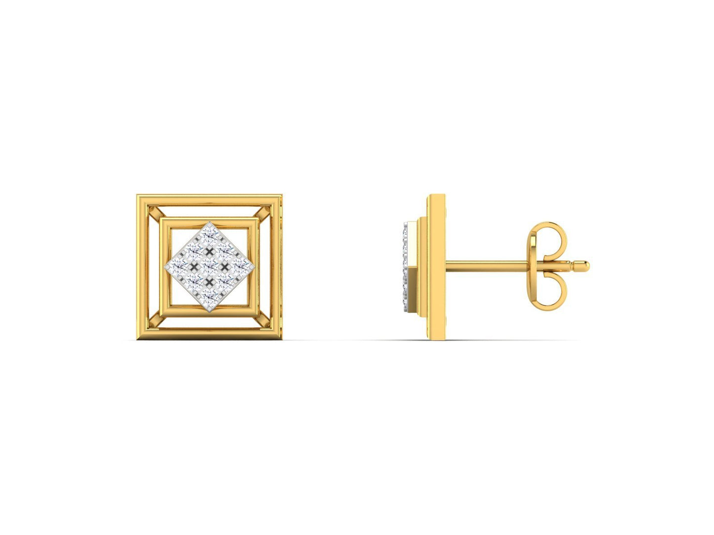 ESHANA DIAMOND EARRING - zivar.co