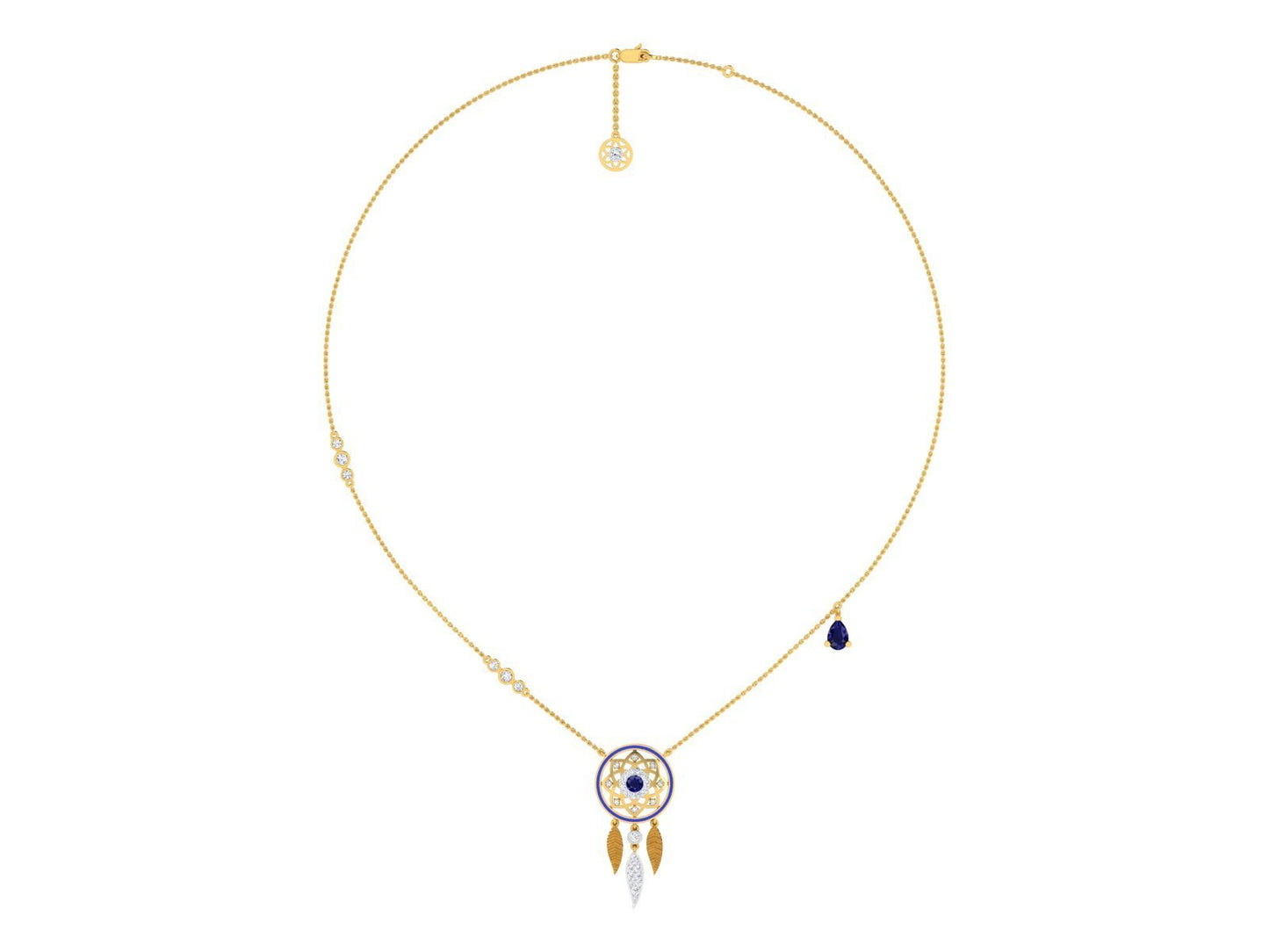 Flavia Diamond Necklace - zivar.co