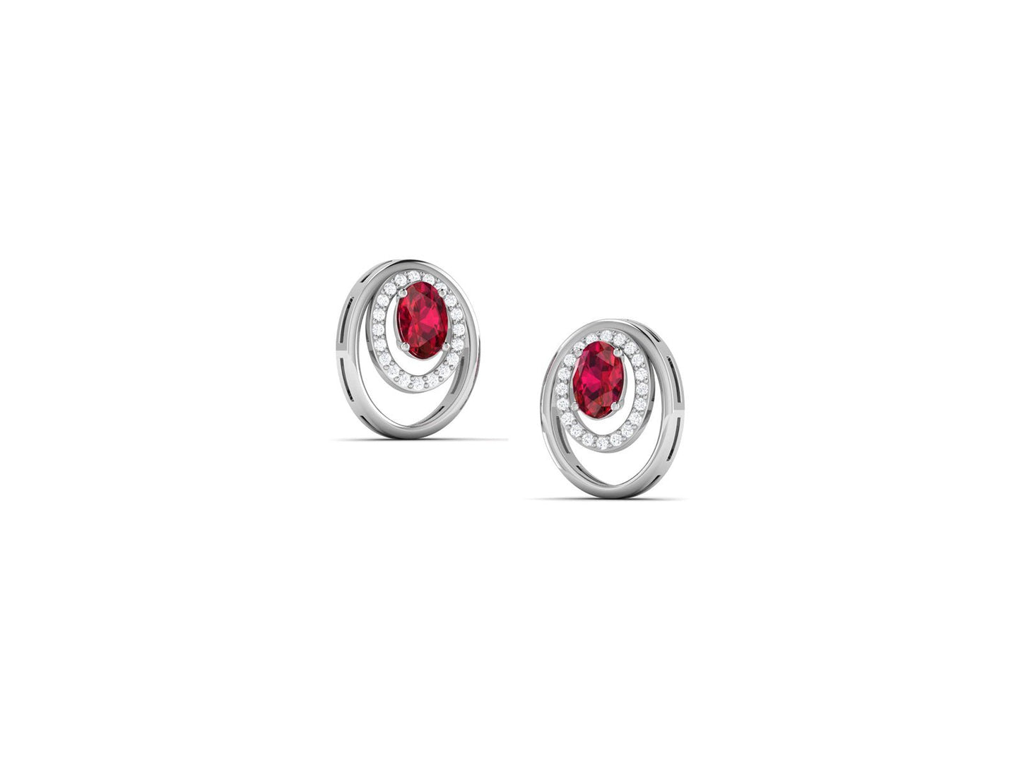 FUCHSIAN BEAUTY DIAMOND EARRING - zivar.in