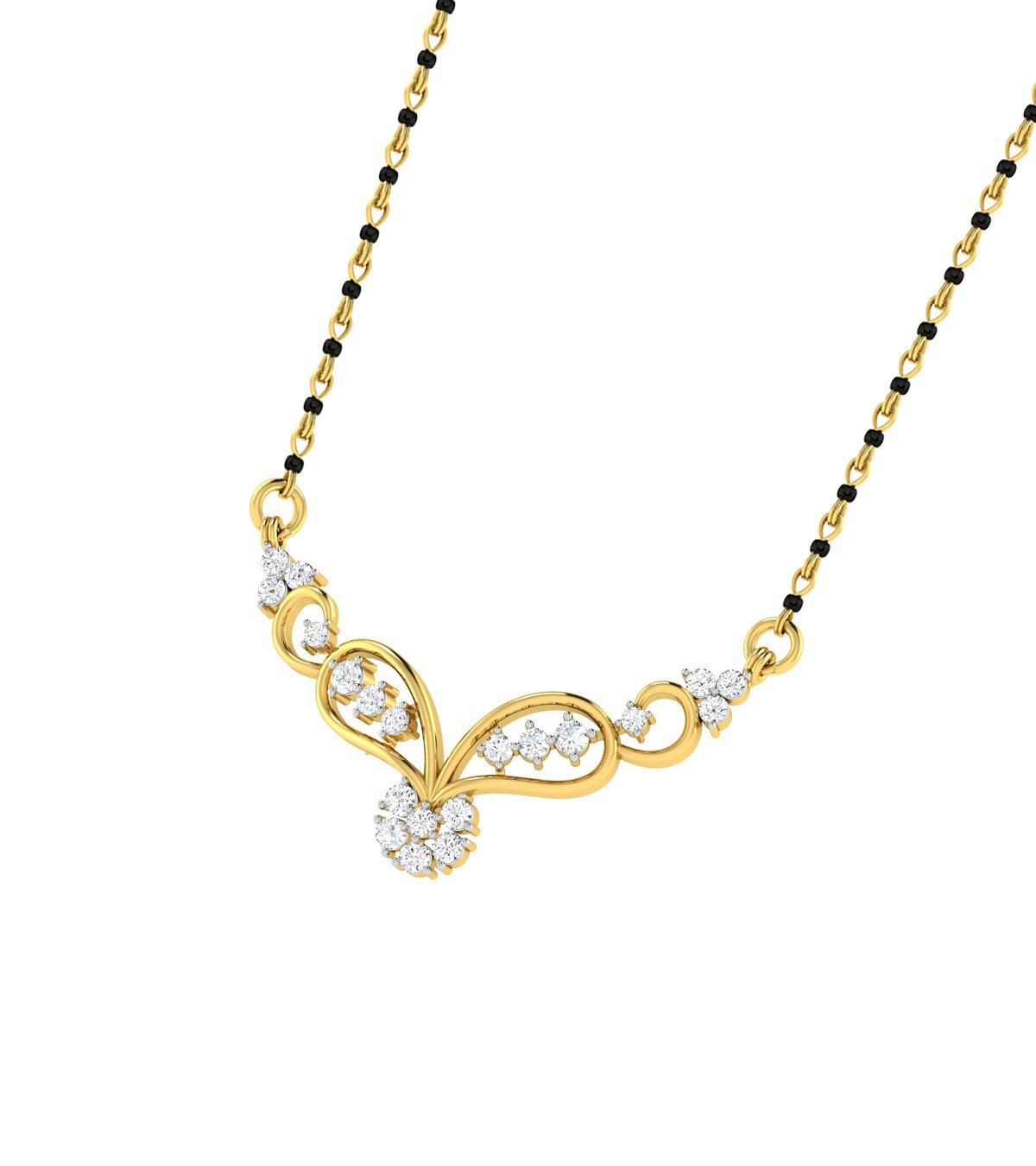 GARIMA DIAMOND MANGALSUTRA - zivar.co