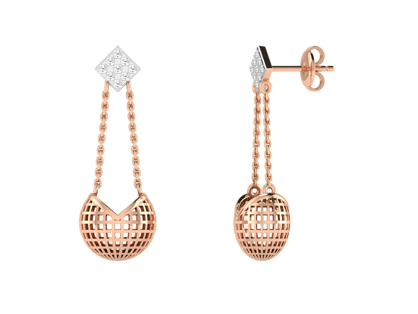 HANNA DIAMOND EARRING - zivar.in