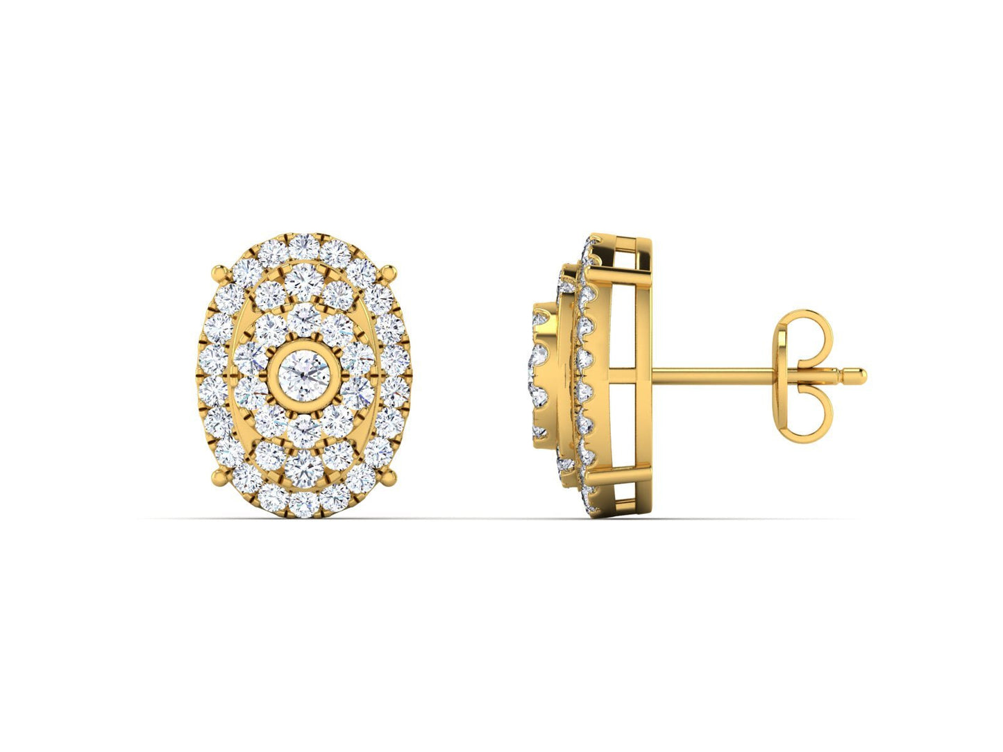 Josefa Diamond Earrings - zivar.in