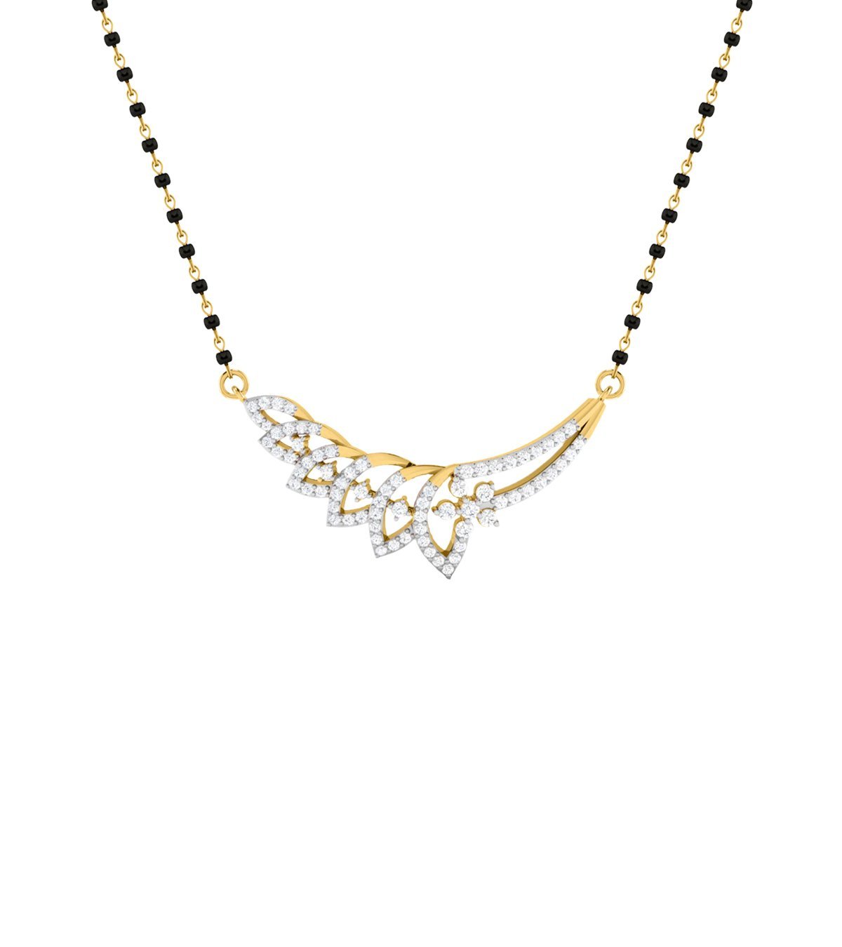 KAVYA DIAMOND MANGALSUTRA - zivar.co