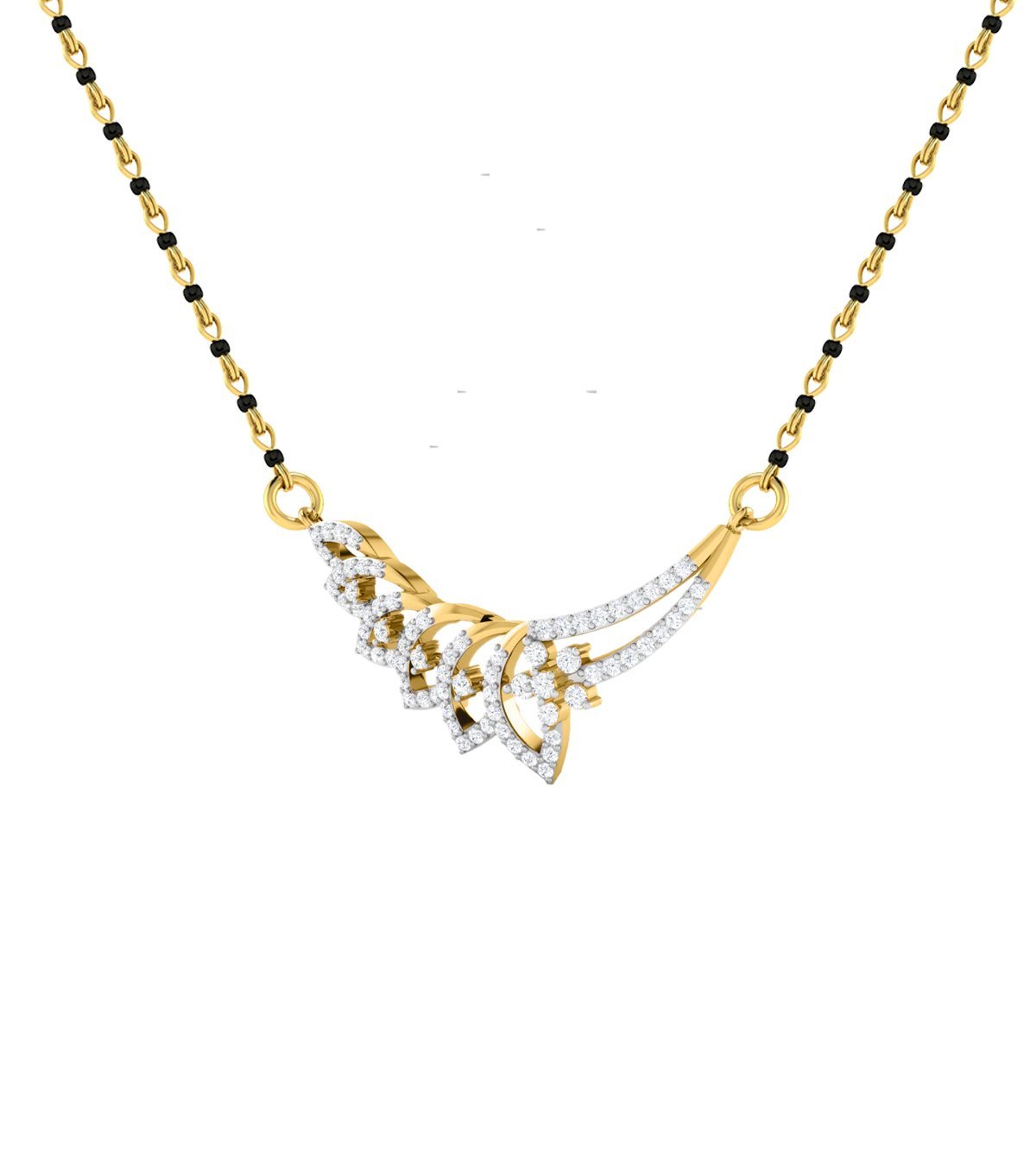 KAVYA DIAMOND MANGALSUTRA - zivar.co