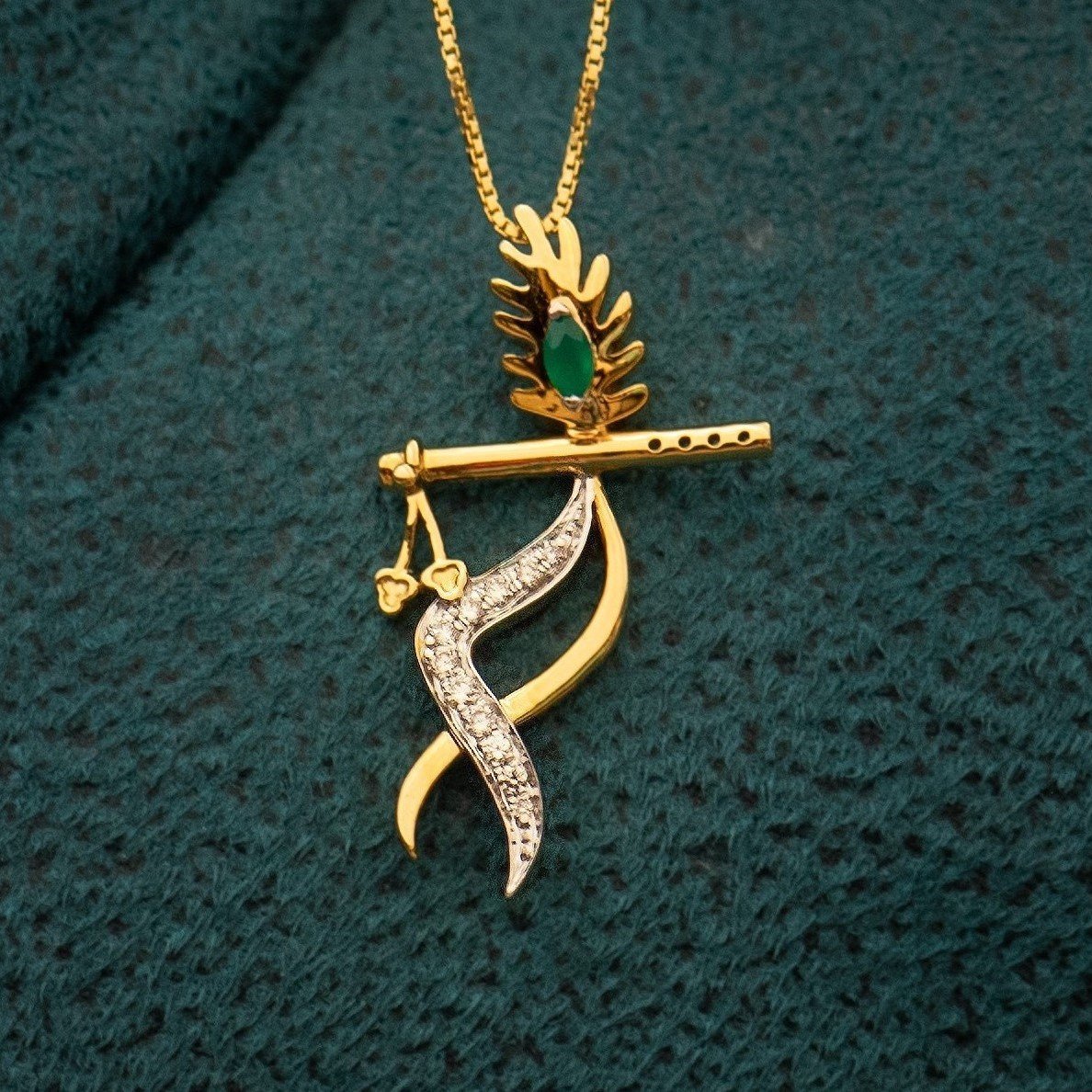 KRISHNA DIAMOND PENDANT - zivar.co