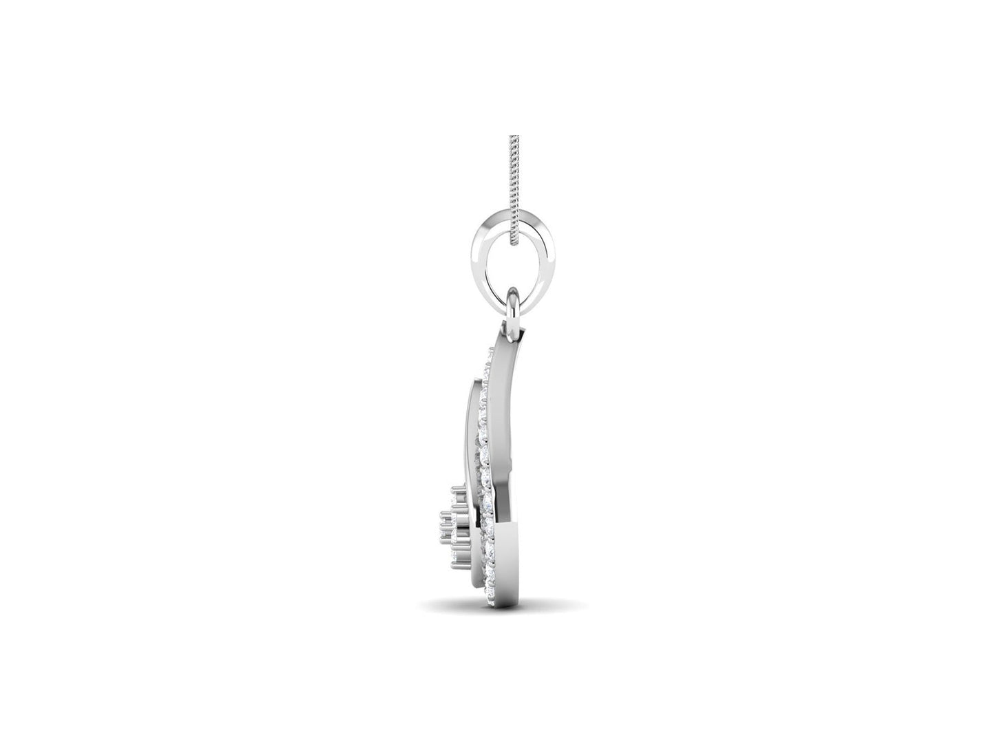 Laxmi Diamond Pendant - zivar.in