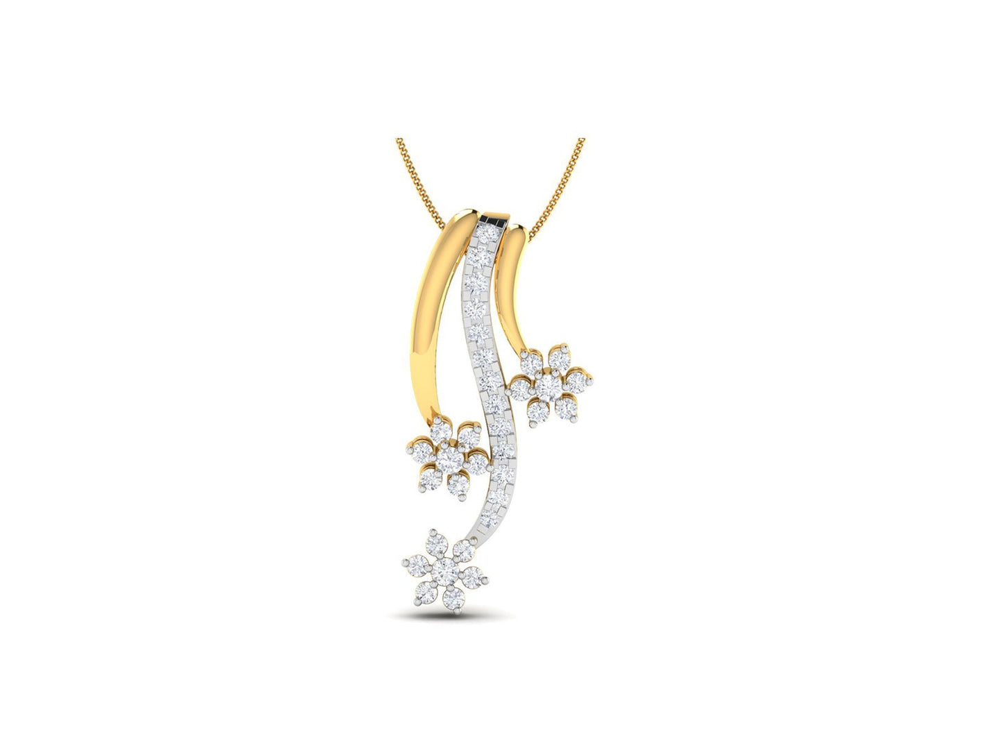 Live Wire Diamond Pendant - zivar.in