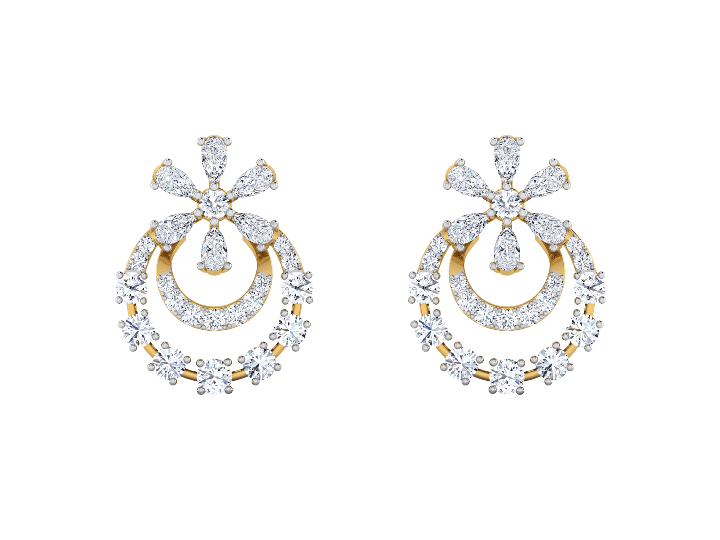Livia Diamond Earrings - zivar.in