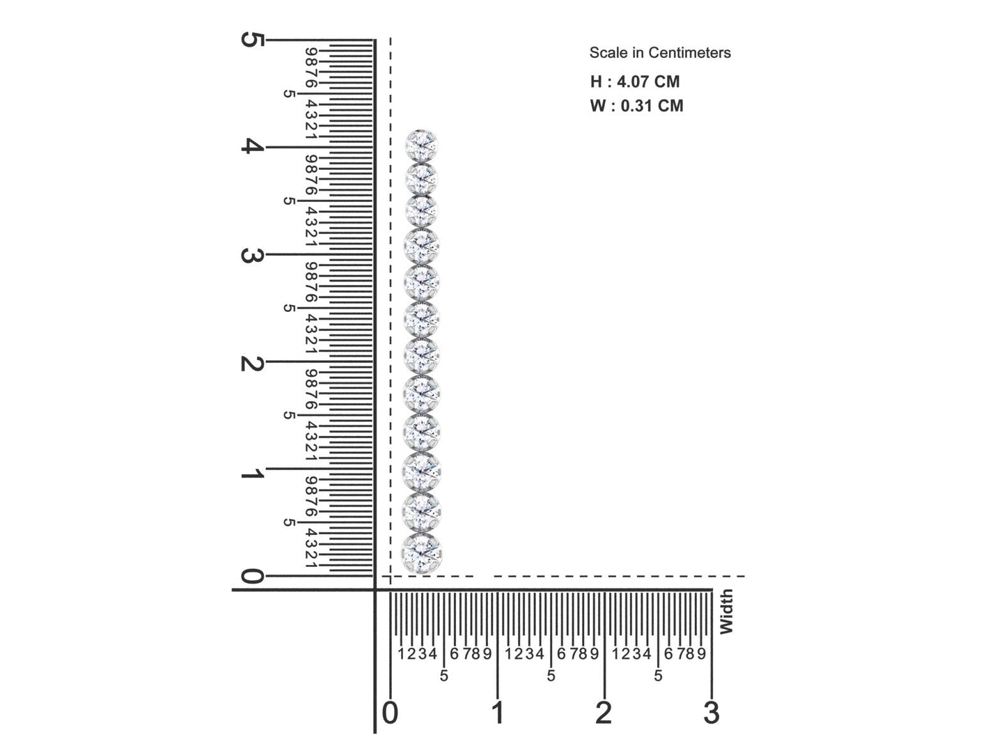 NADIA DIAMOND EARRING - zivar.in