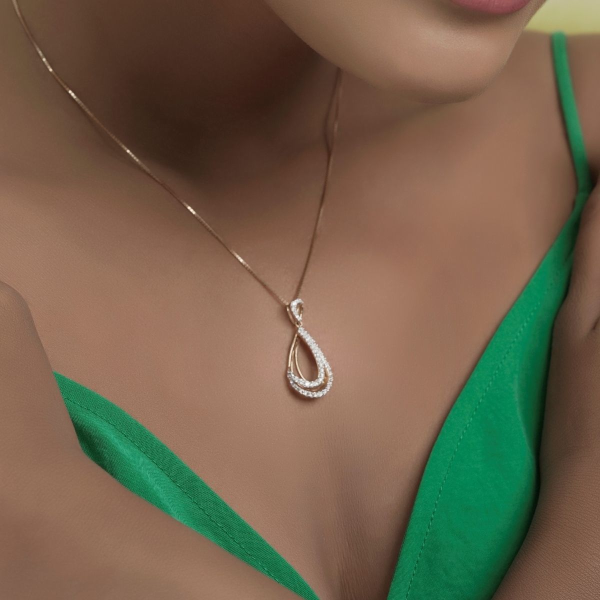 NATALY DIAMOND PENDANT - zivar.co