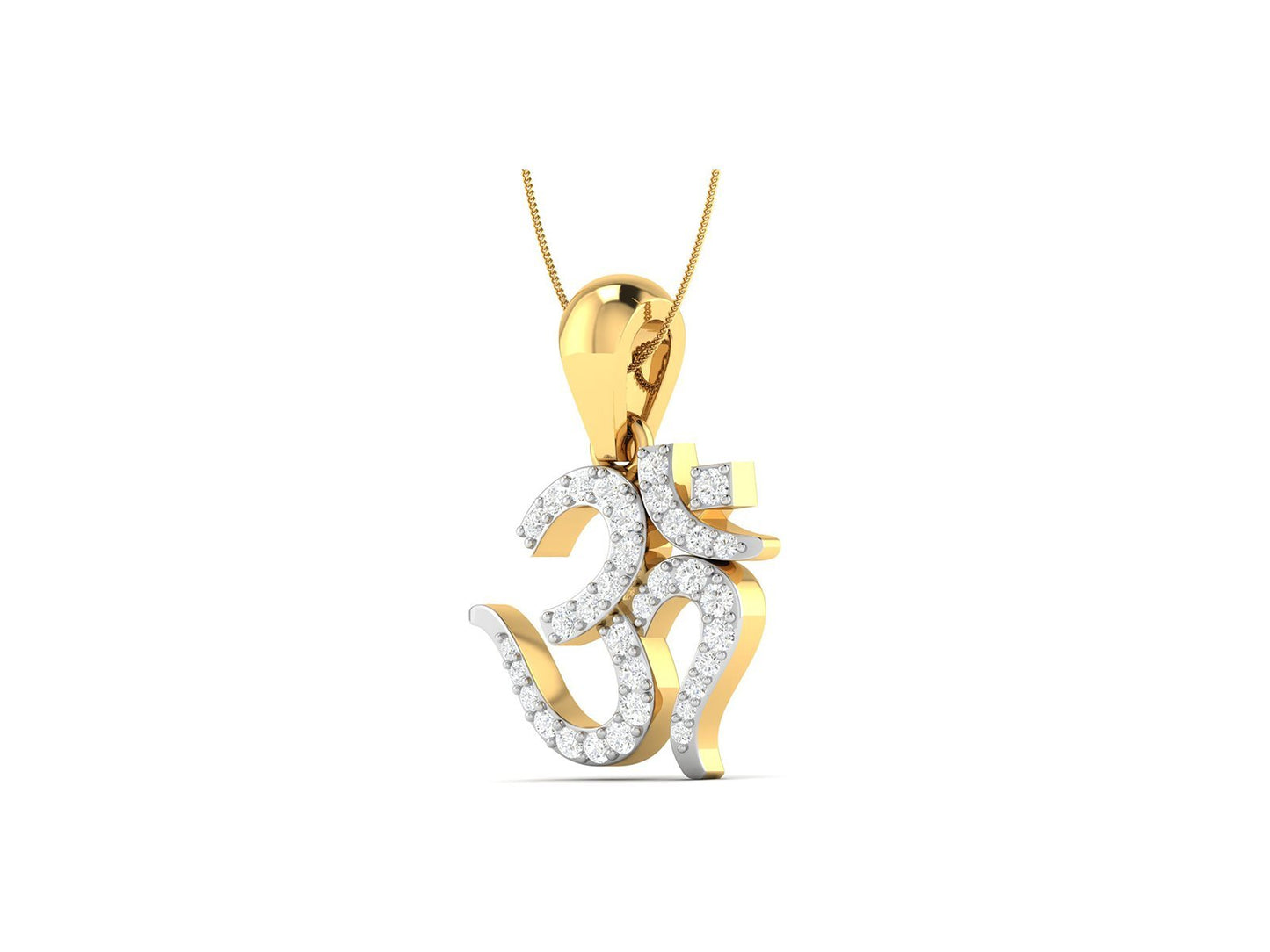 OMKAARA DIAMOND PENDANT - zivar.co