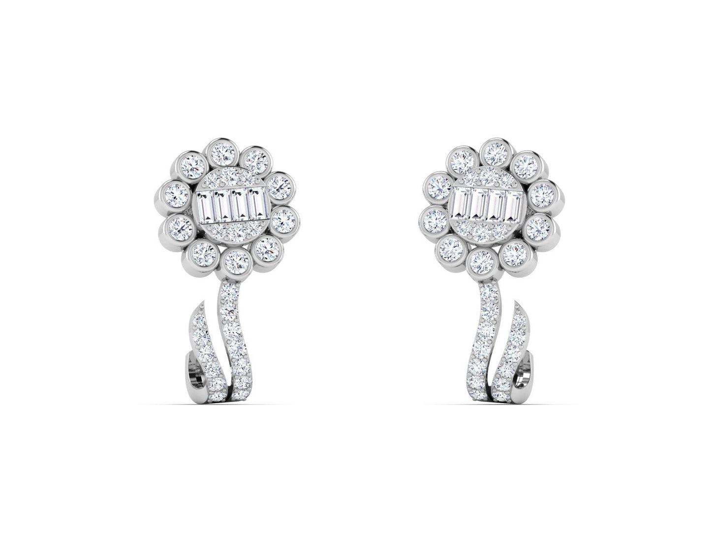 Pureza Diamond Earrings - zivar.in