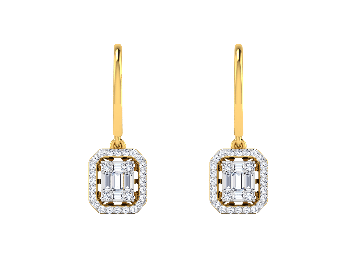 Quareel Diamond Earring - zivar.in