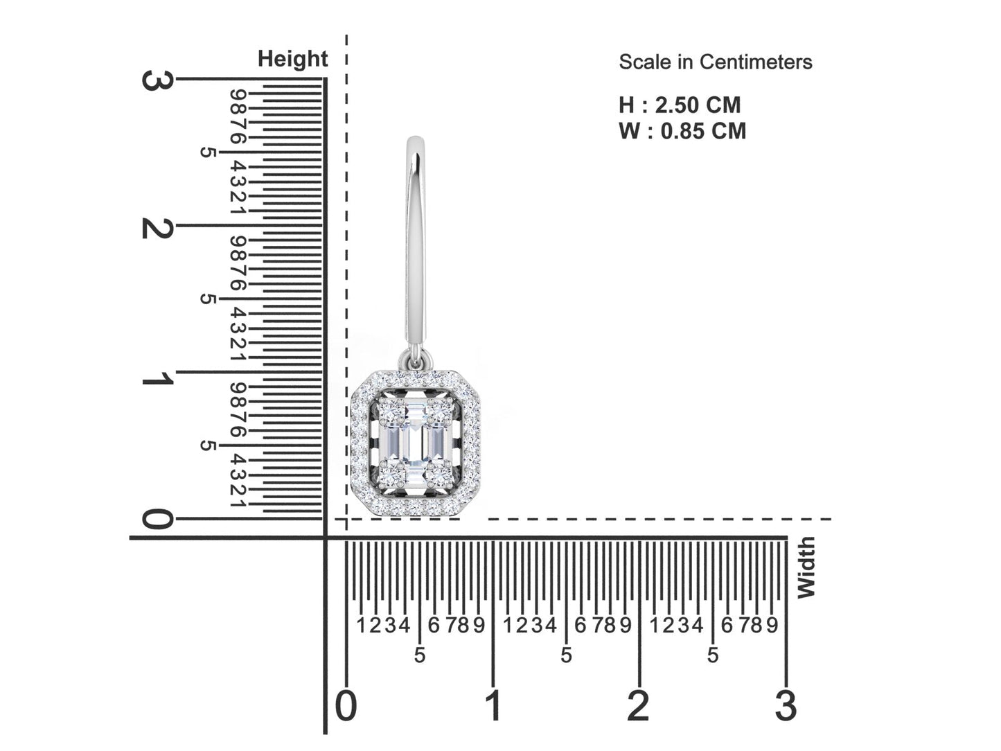 QUARREL Diamond Earring - zivar.in