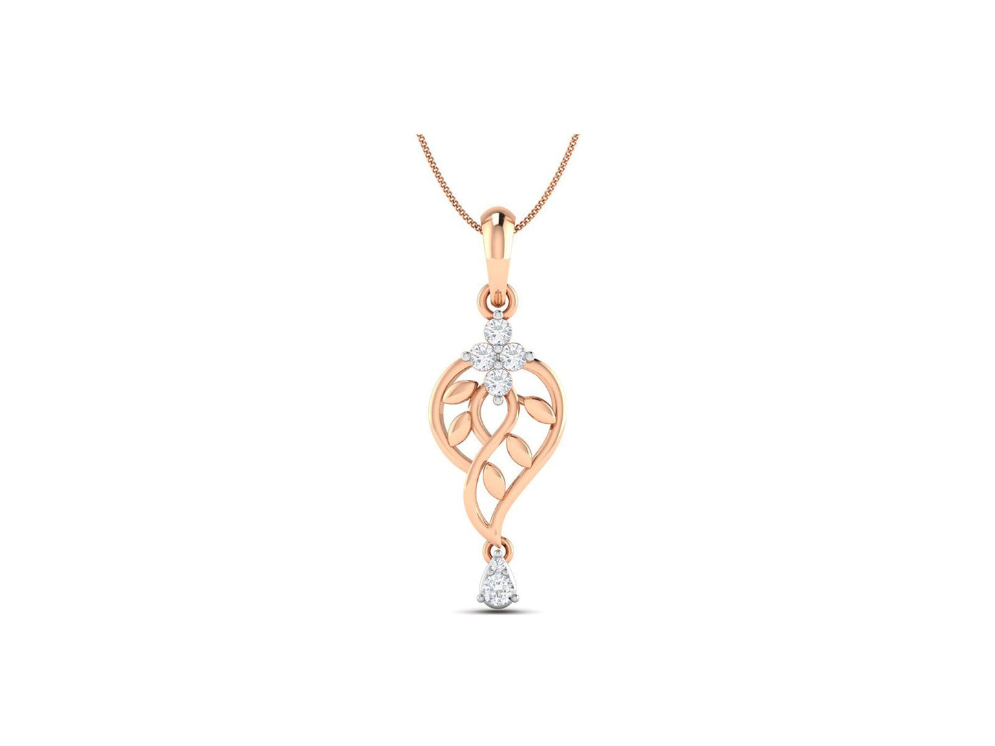 Raindrop Diamond Pendant - zivar.in