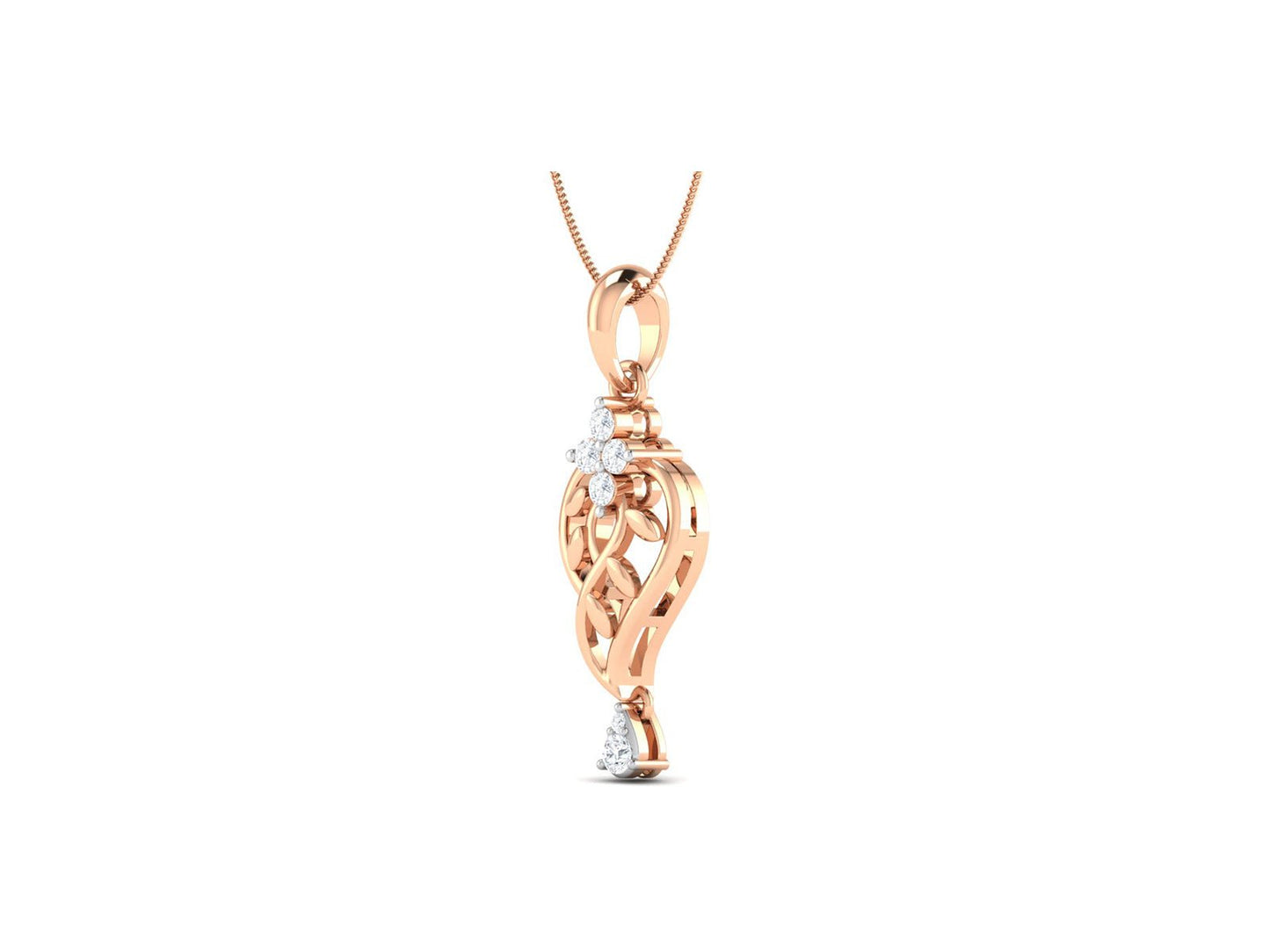 Raindrop Diamond Pendant - zivar.in