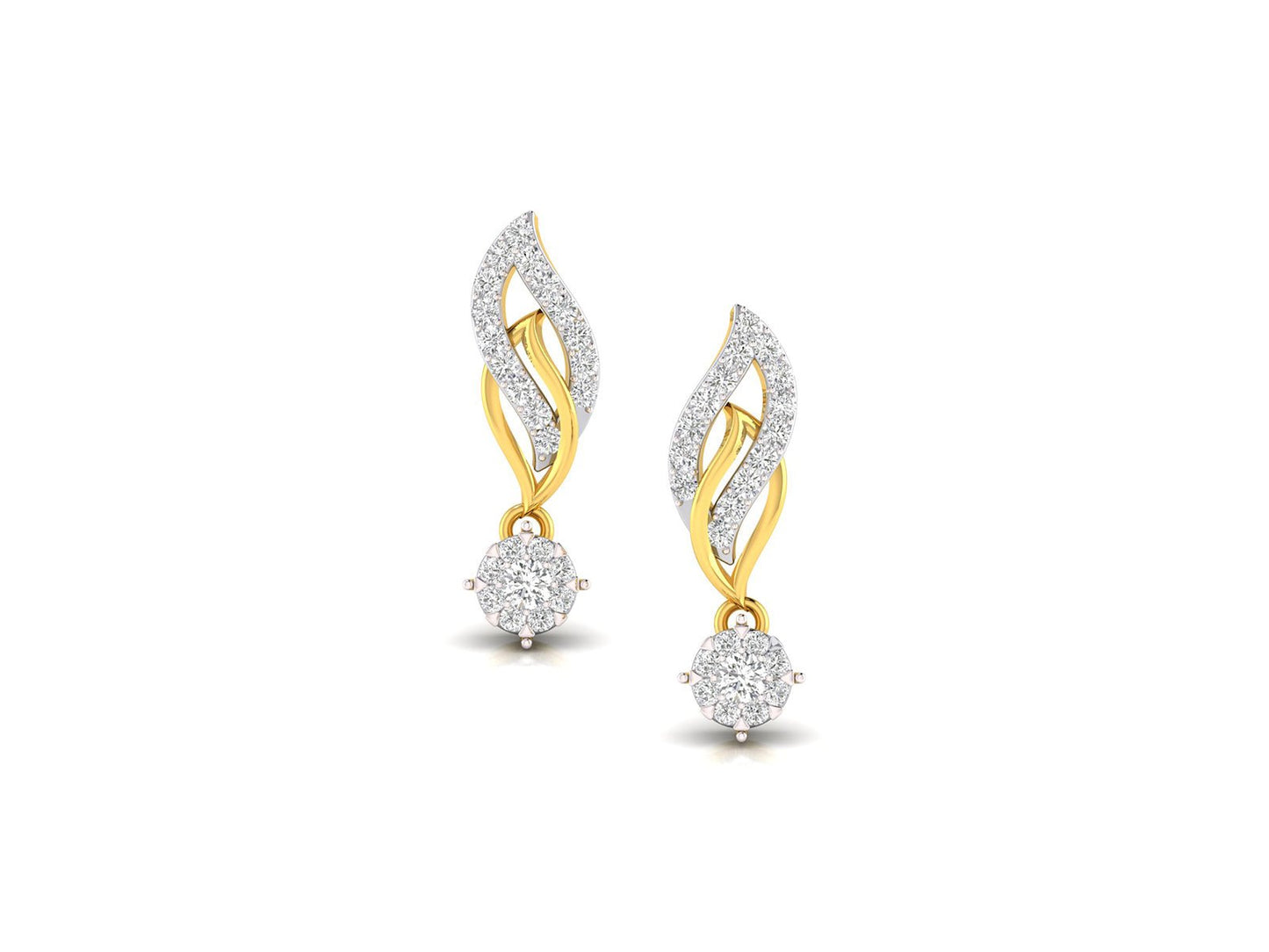 SILVANA DIAMOND EARRING - zivar.in