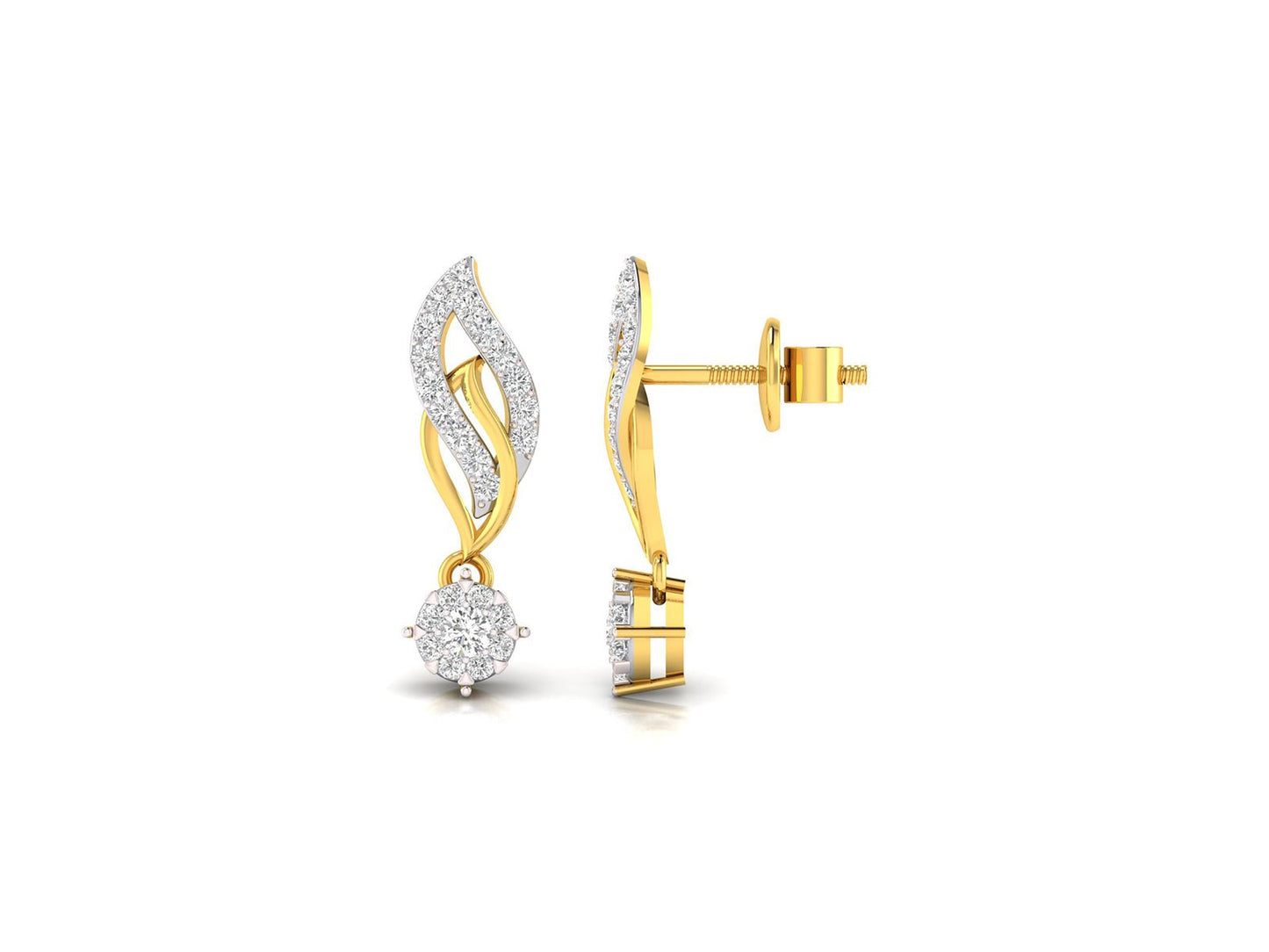 SILVANA DIAMOND EARRING - zivar.in